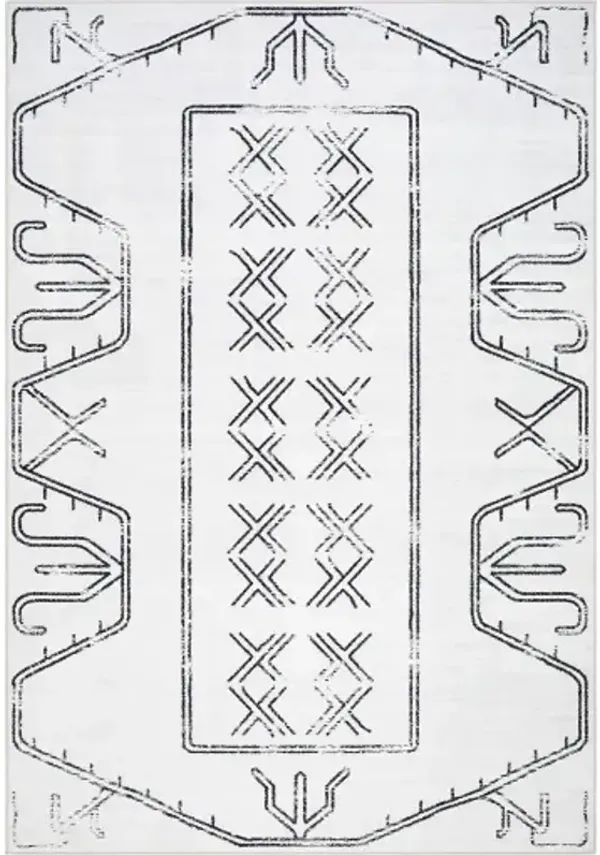 Lavable LVB-2323 3'6" x 5'6" Machine Woven Rug