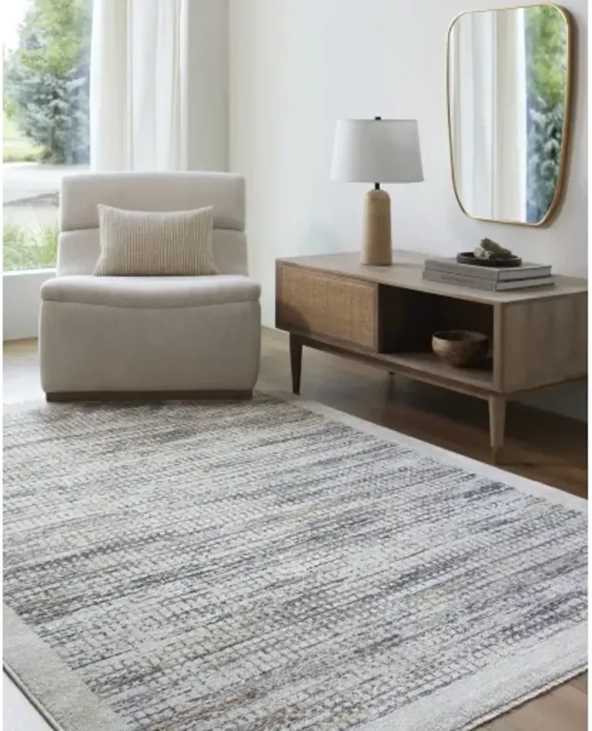 Rojin ROJ-2310 9' x 12'7" Machine Woven Rug