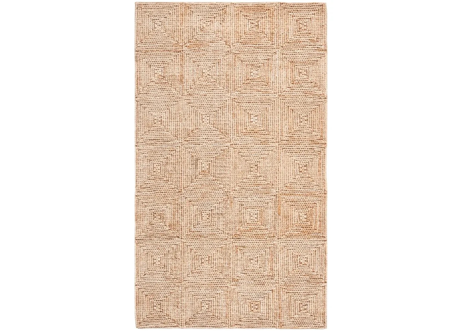 NATURAL FIBER 517 NATURAL 8' x 10' Large Rectangle Rug