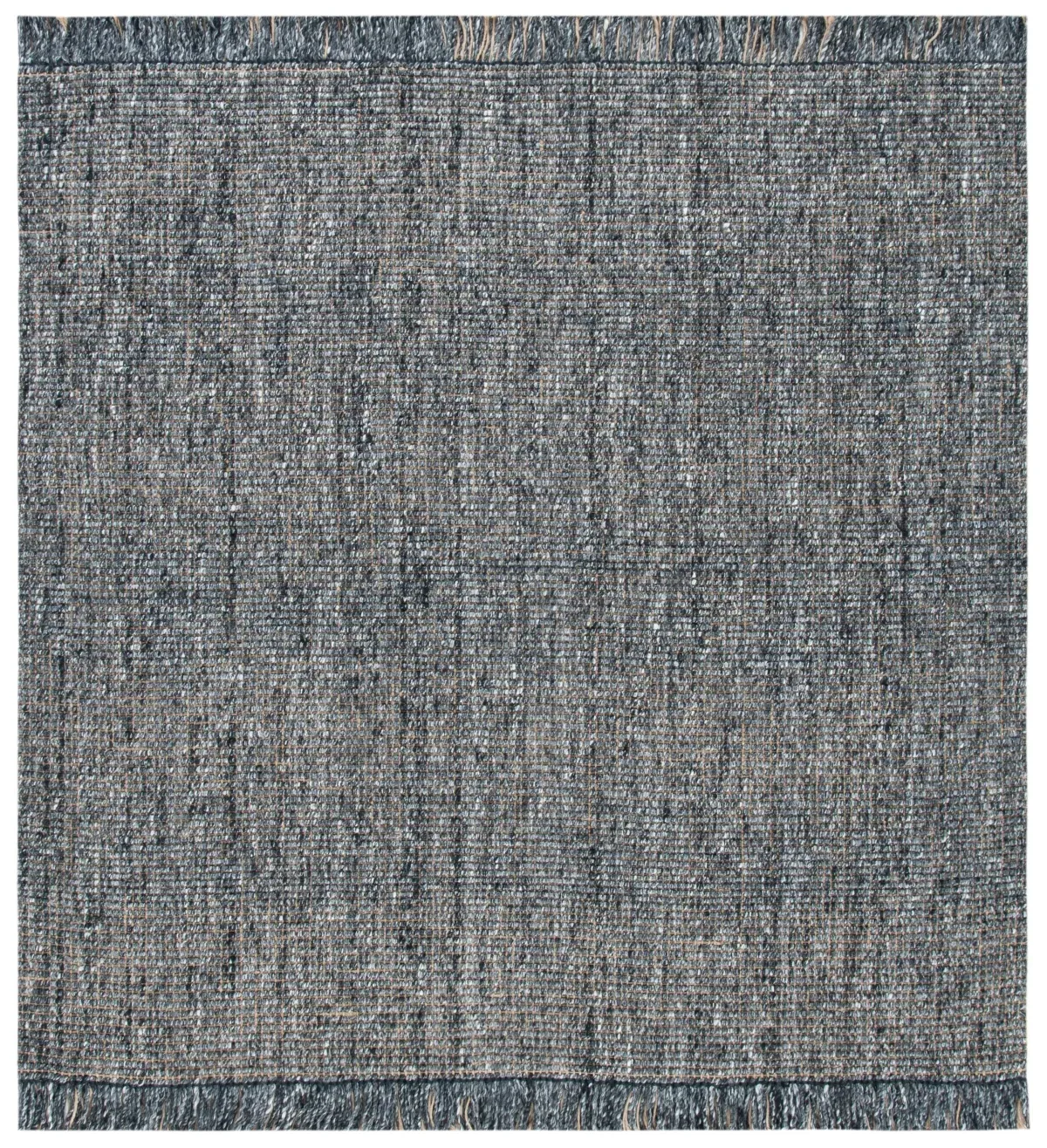 NATURAL FIBER 826 CHARCOAL  4' x 4' Square Square Rug