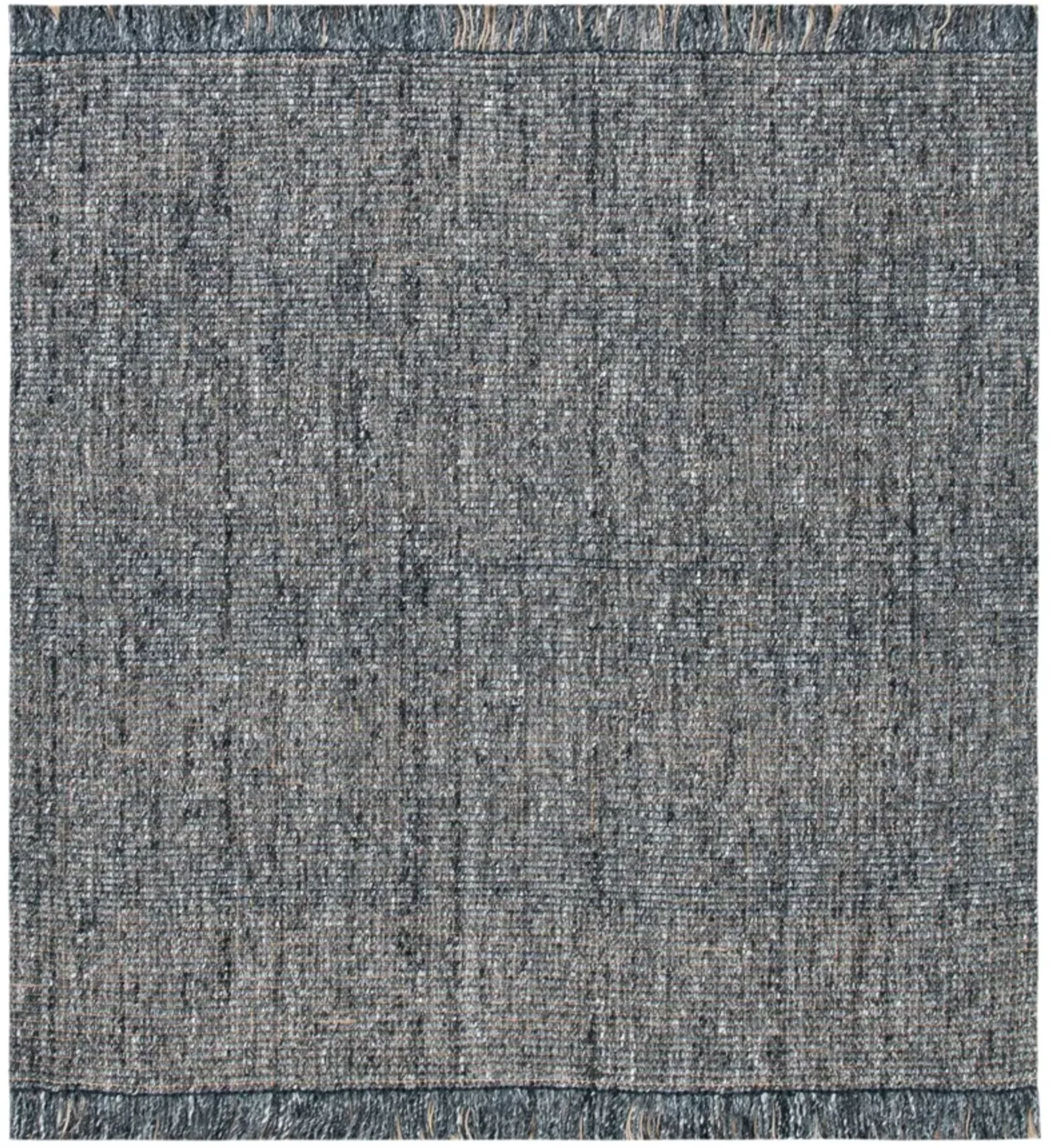 NATURAL FIBER 826 CHARCOAL  4' x 4' Square Square Rug