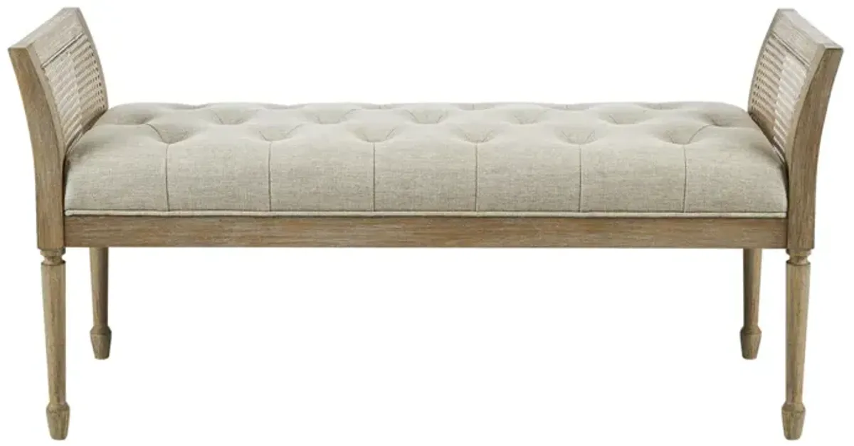 Martha Stewart Isla Natural Accent Bench