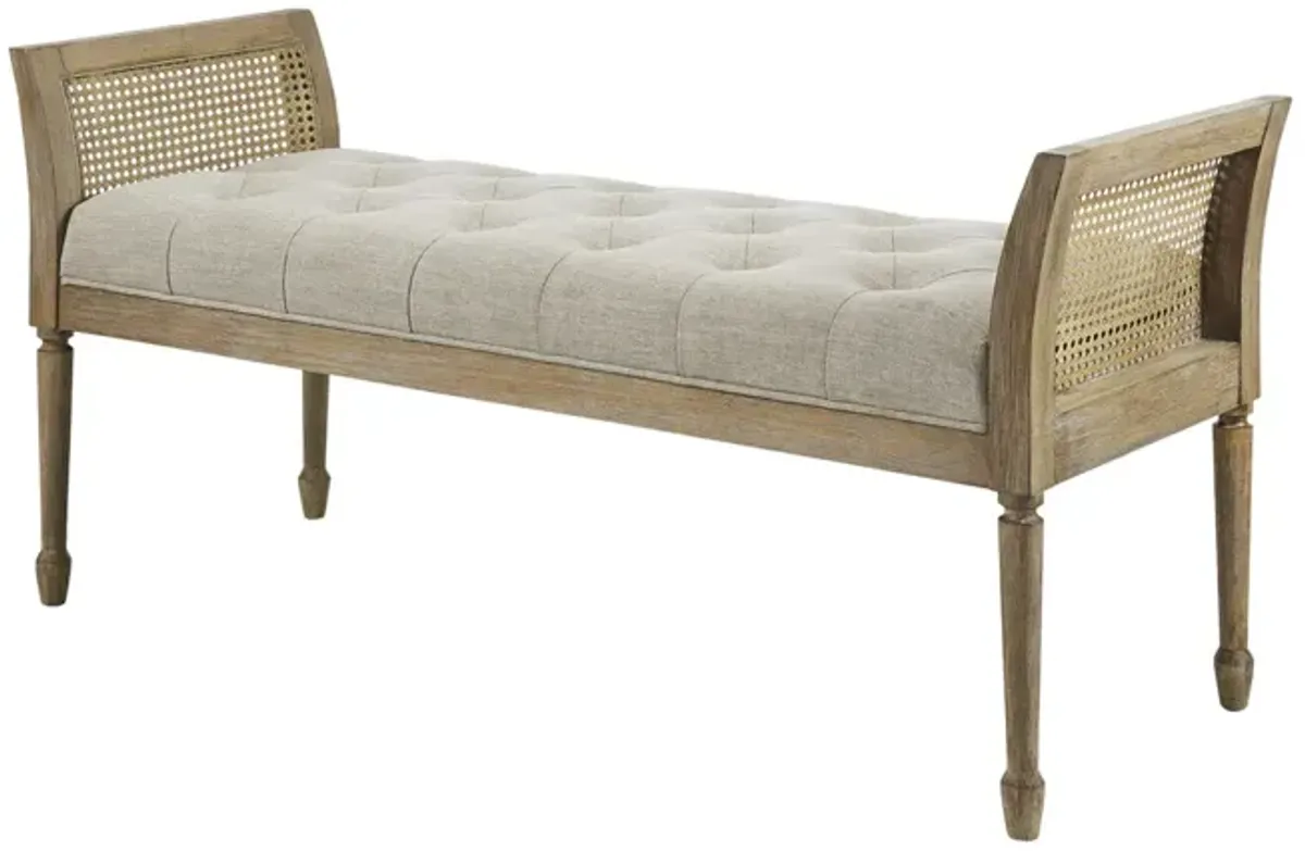 Martha Stewart Isla Natural Accent Bench