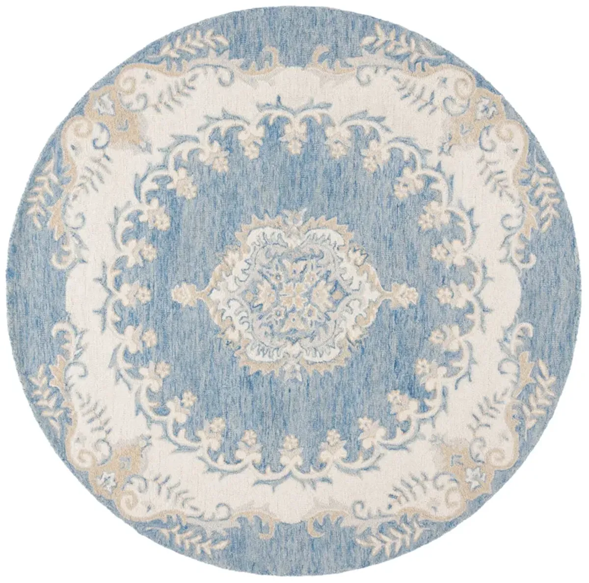 EBONY Hand Tufted 6' x 6' Round area rug