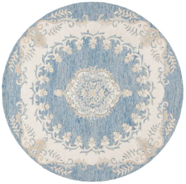 EBONY Hand Tufted 6' x 6' Round area rug