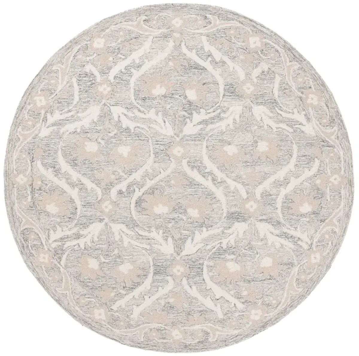 BLOSSOM Hand Tufted 6' x 6' Round area rug