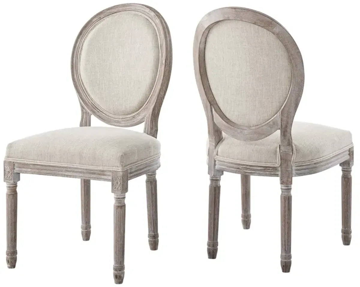 Emanate Dining Side Chair Upholstered Fabric Set of 2