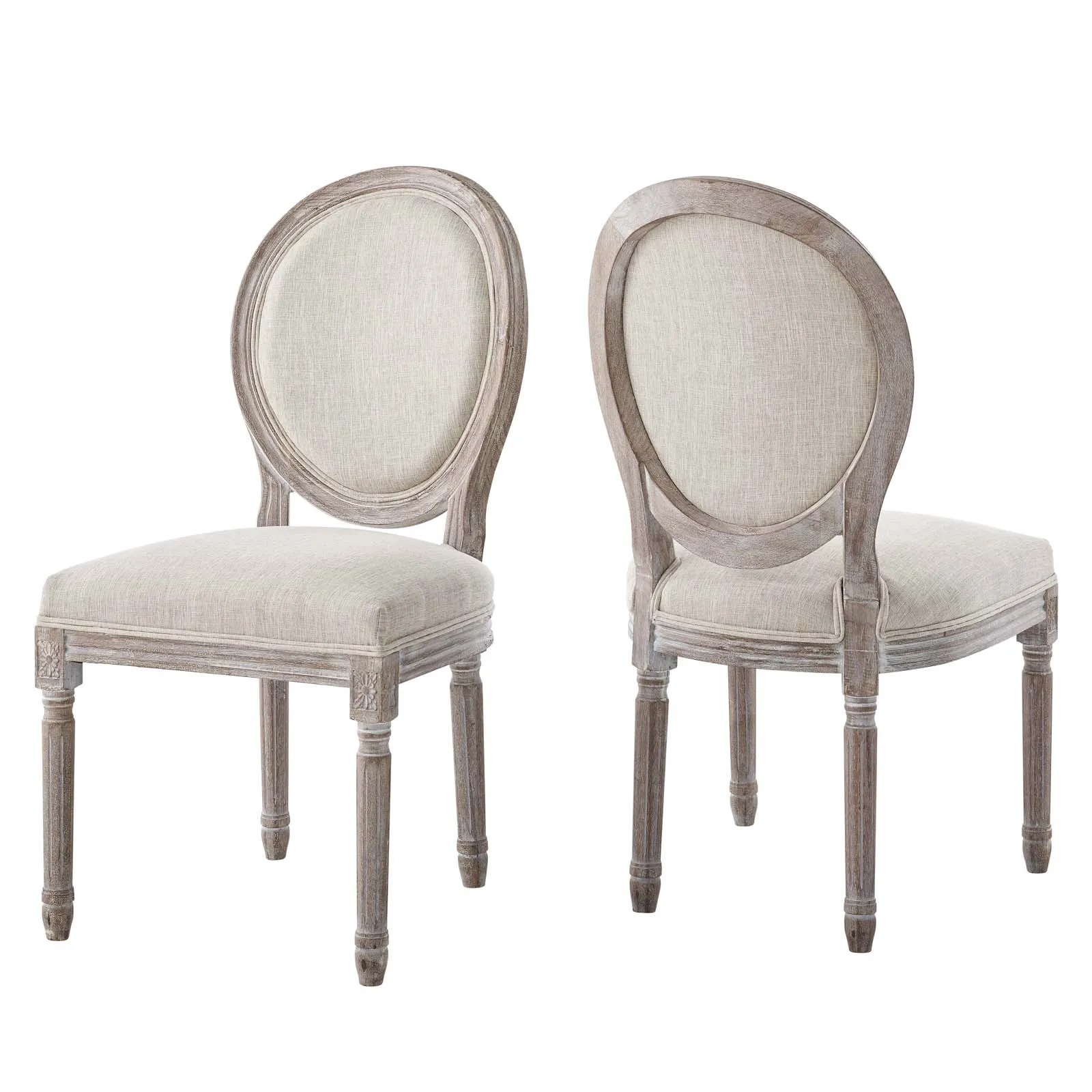 Emanate Dining Side Chair Upholstered Fabric Set of 2