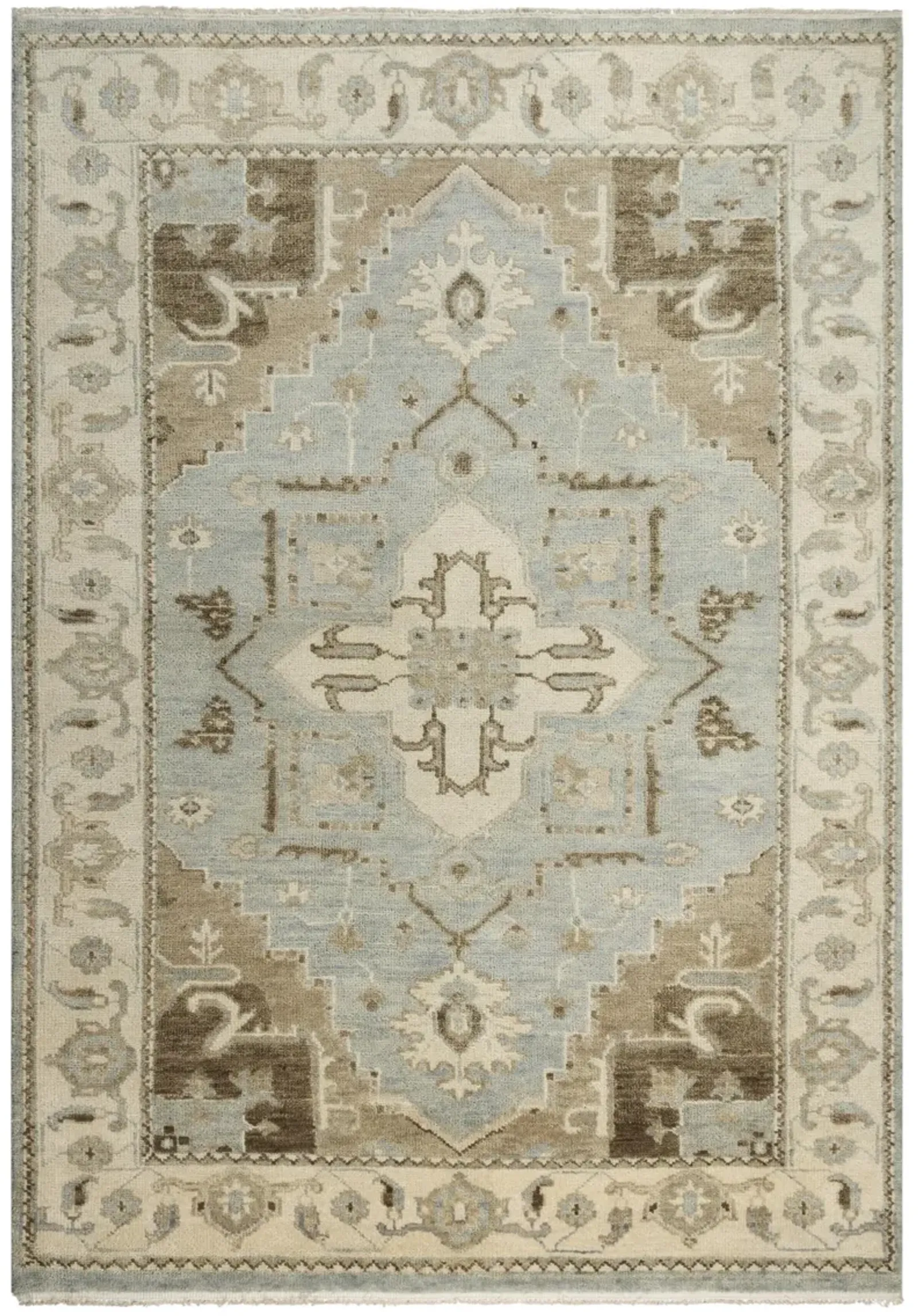 Belmont Gray  Hand Spun Wool 6' x 9' Rectangle Rug