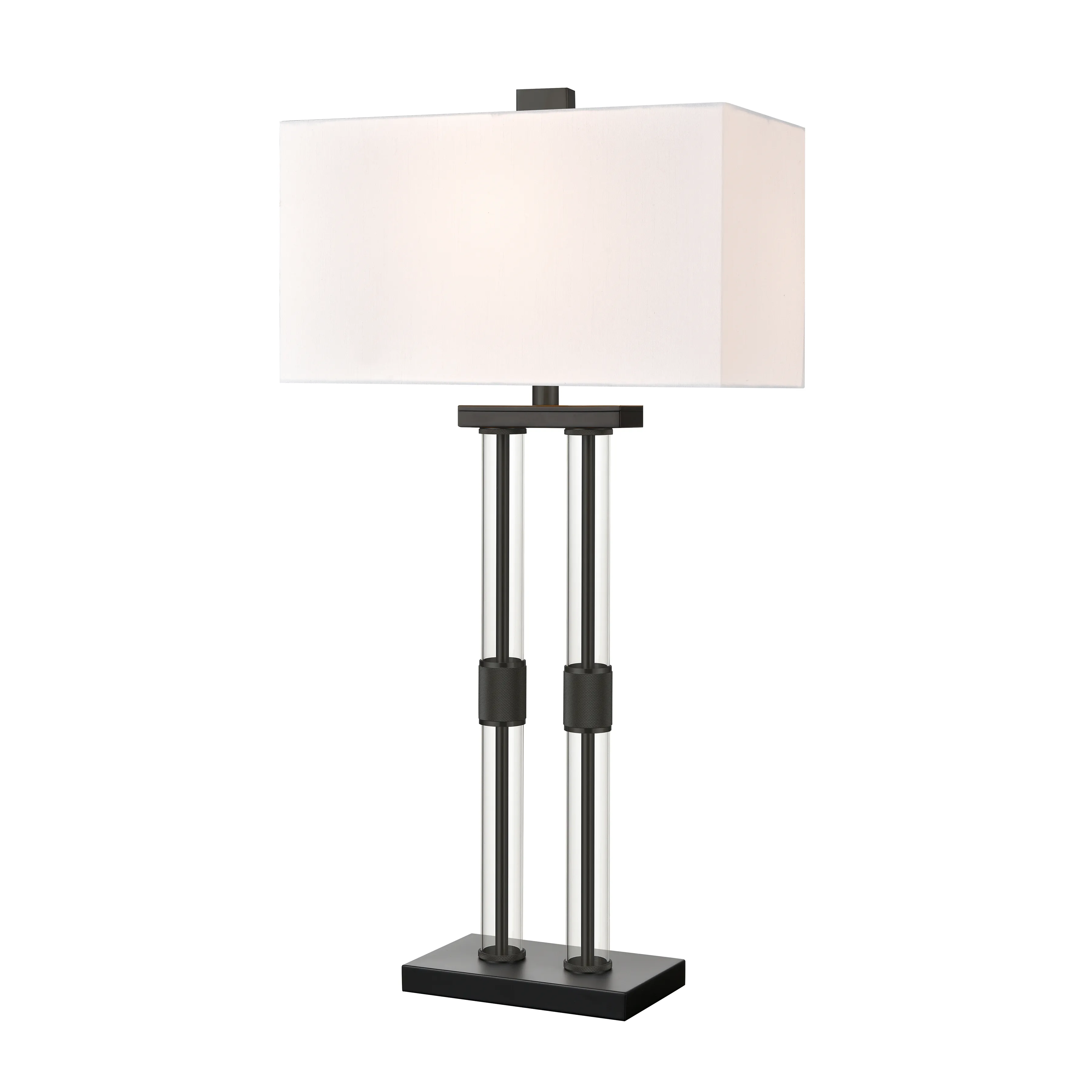 Roseden Court 34" High 1-Light Table Lamp - Matte Black