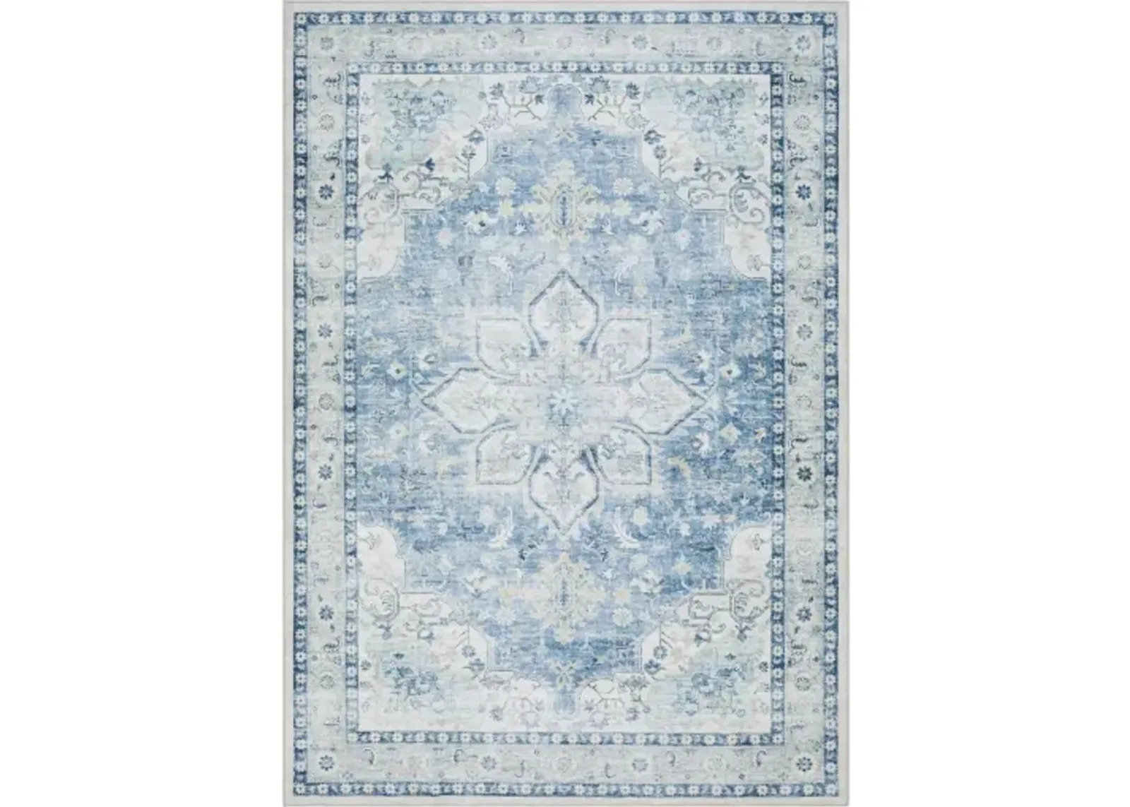 Lavable LVB-2316 2'7" x 4' Machine Woven Rug