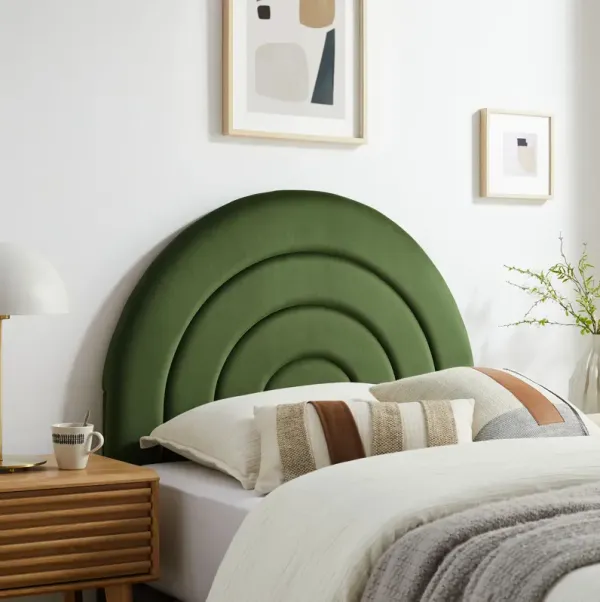 Solana Arched Performance Velvet Twin Headboard By Modway