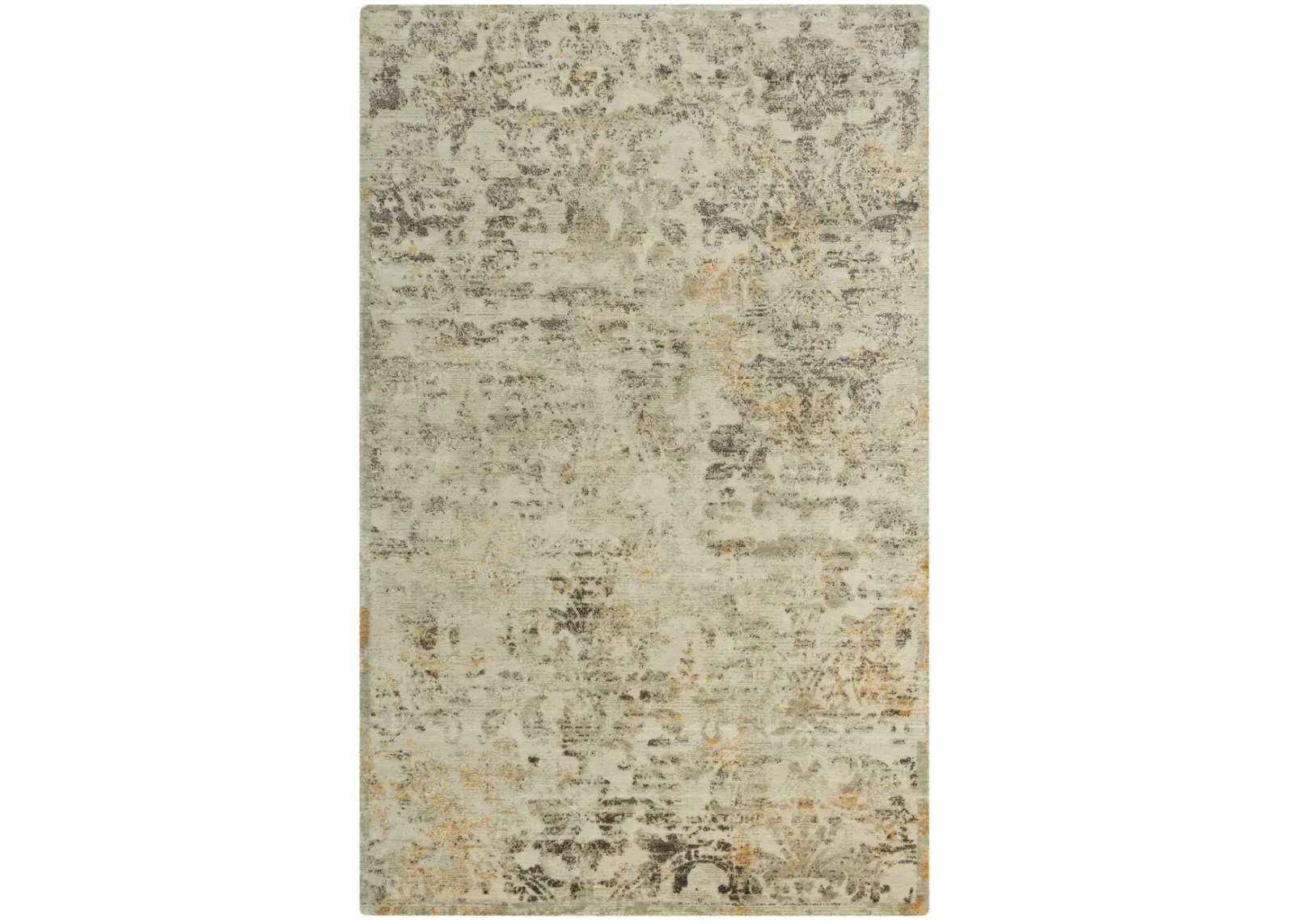 Premier Beige Abstract NZ Wool/Tencel Blend 10' x 13' Rectangle Rug