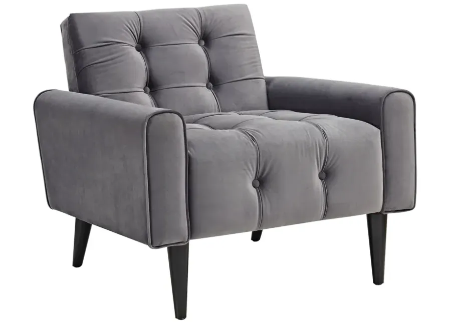 Delve Performance Velvet Armchair