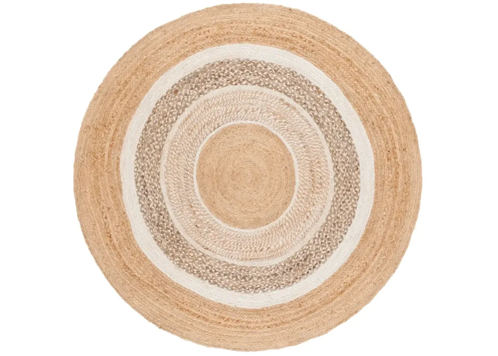 NATURAL FIBER 534 NATURAL  5' x 5' Round Round Rug