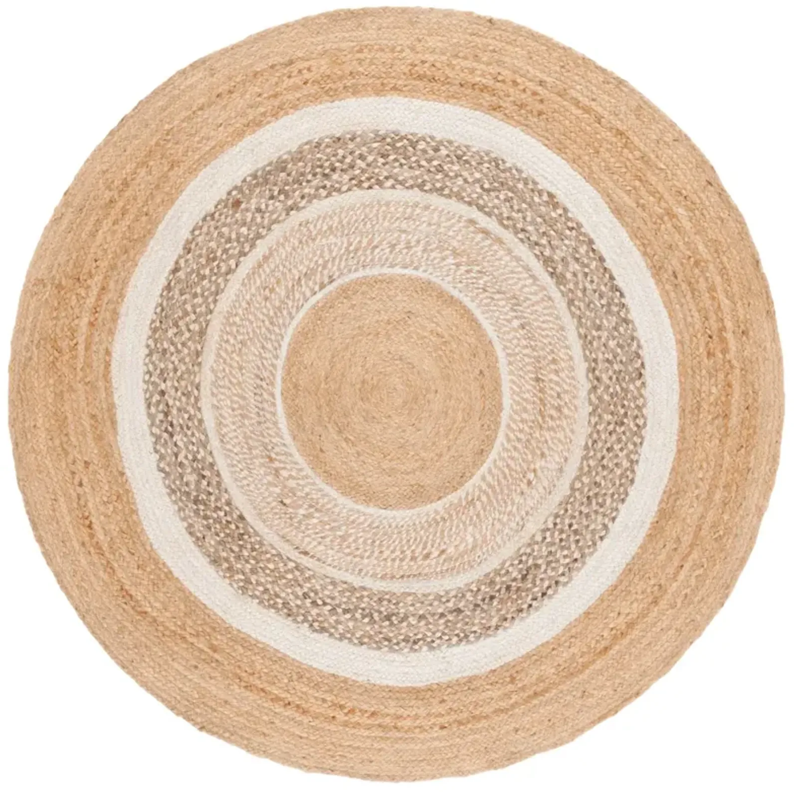 NATURAL FIBER 534 NATURAL  5' x 5' Round Round Rug