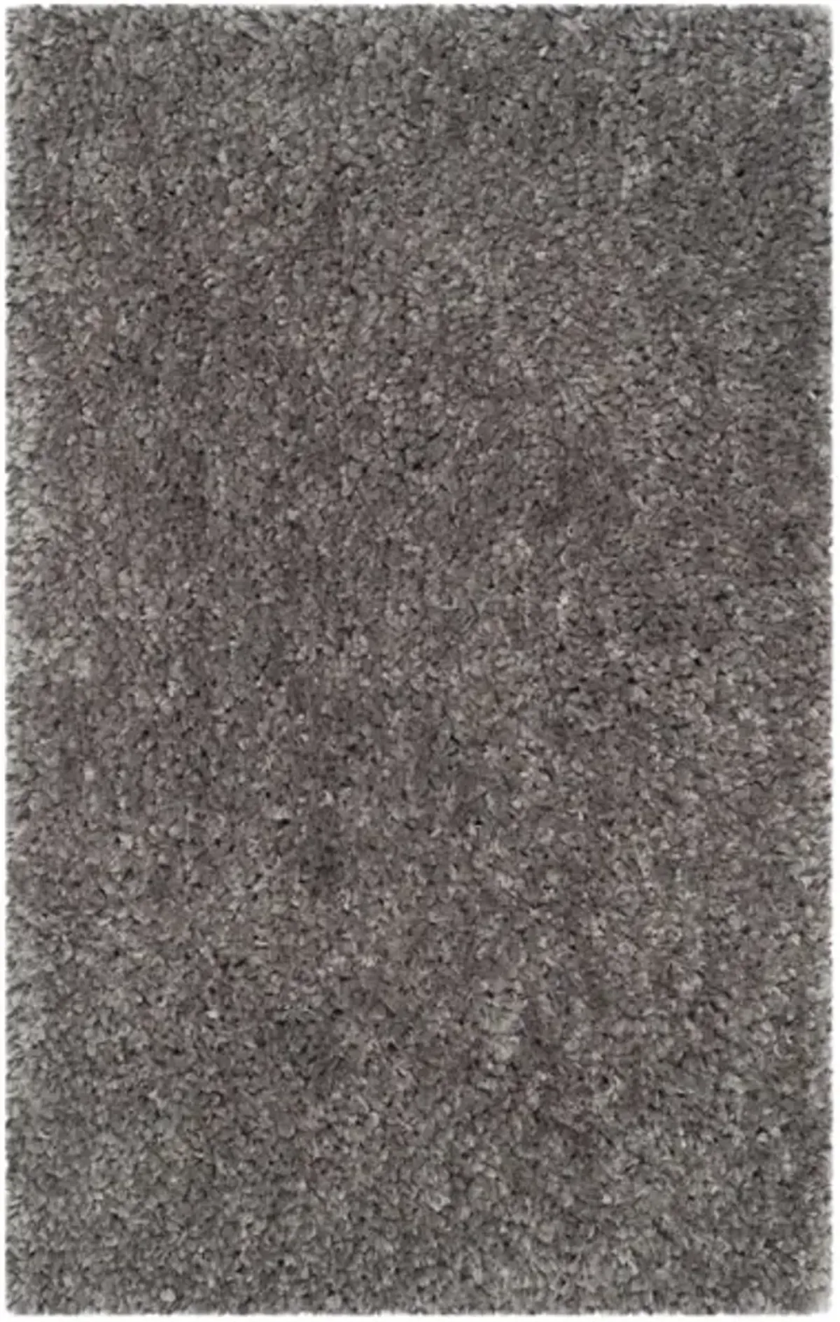 POPCORN SHAG Silver 2'-6' X 4' Accent Rug