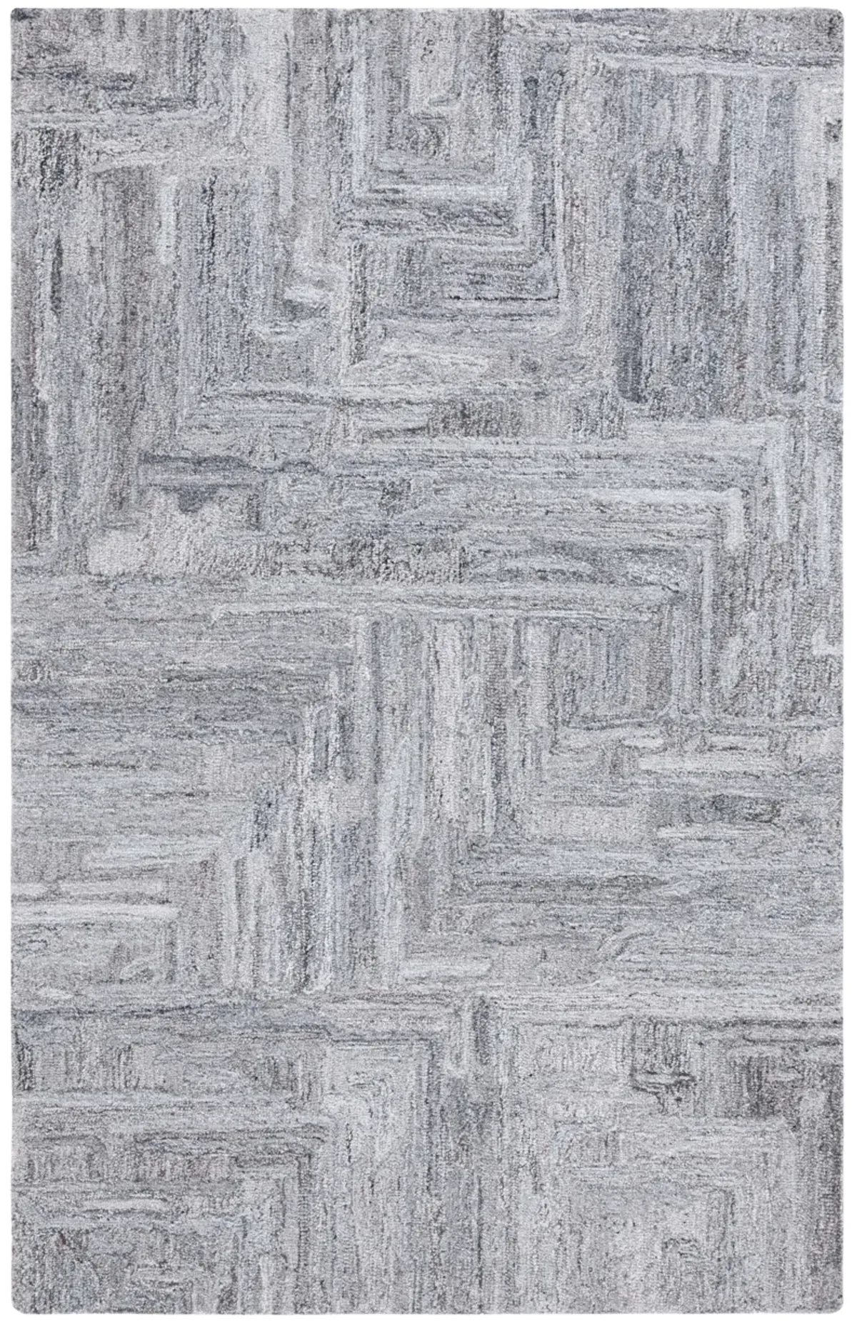 ABSTRACT Hand Tufted 3' x 5' area rug