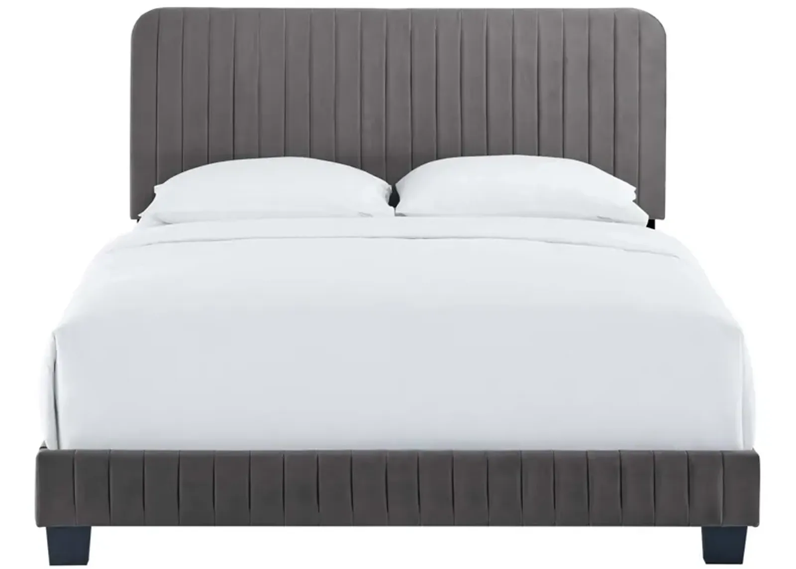 Celine Channel Tufted Performance Platform Bed