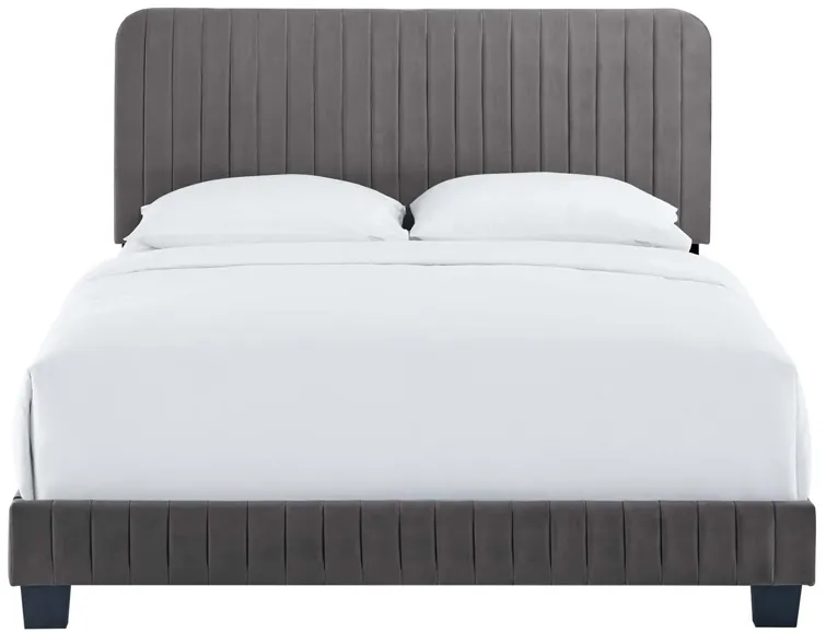 Celine Channel Tufted Performance Platform Bed