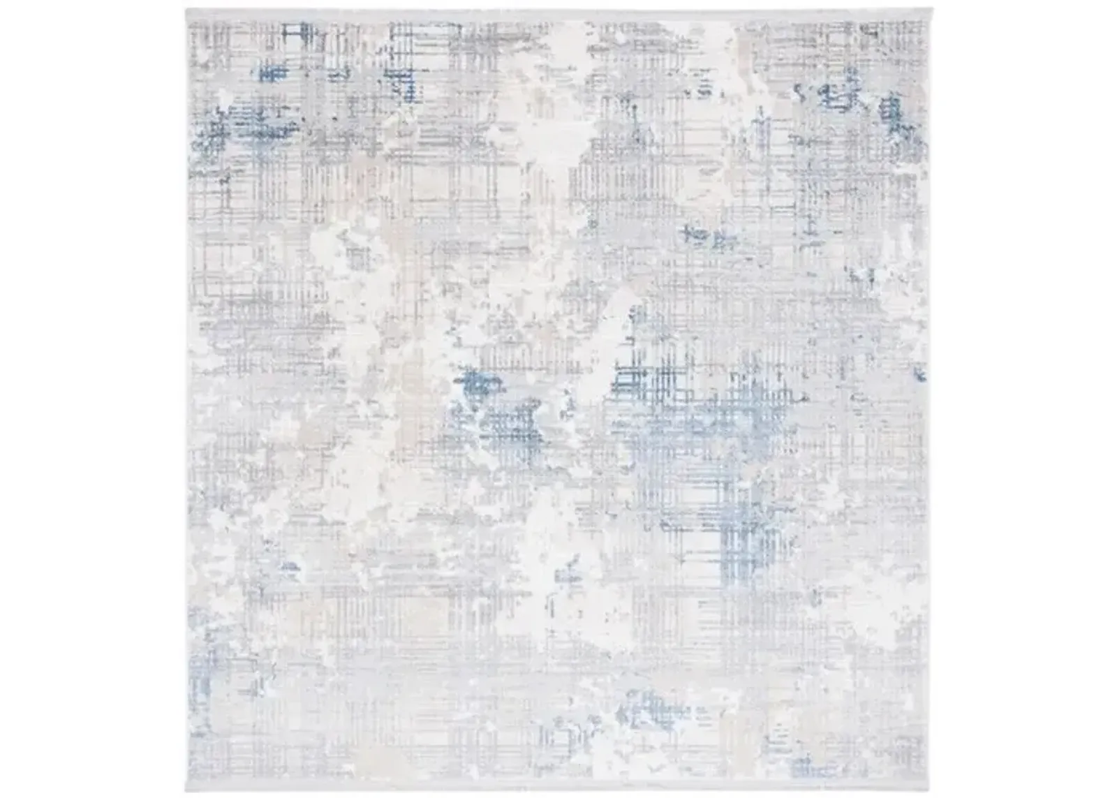 WHISPER 544 Blue  6'-7' X 6'-7' Square Square Rug