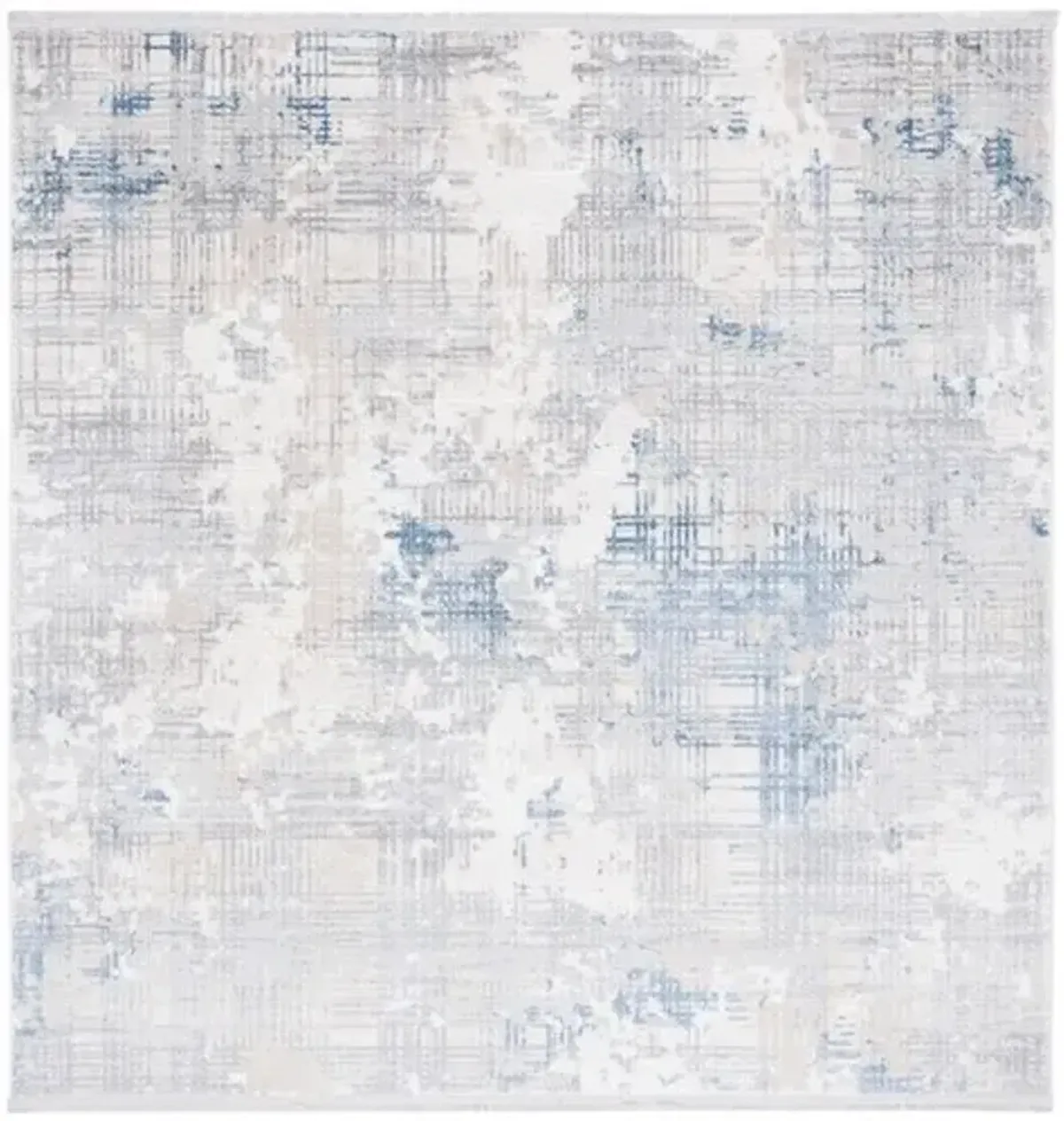 WHISPER 544 Blue  6'-7' X 6'-7' Square Square Rug