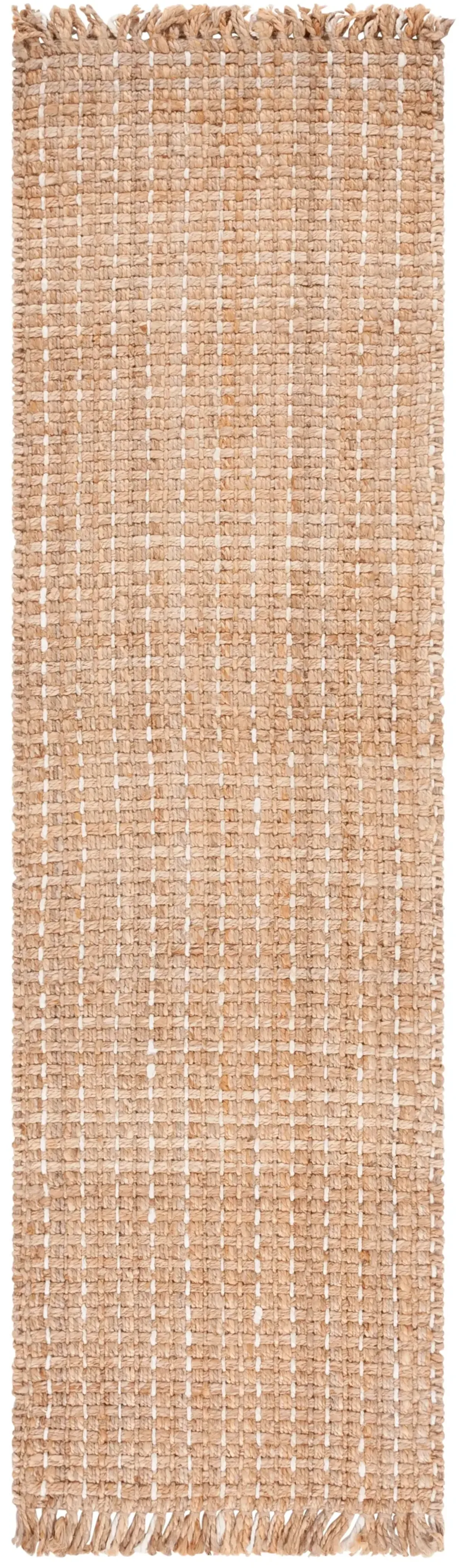 NATURAL FIBER 813 NATURAL  2'-3' x 8' Runner Rug