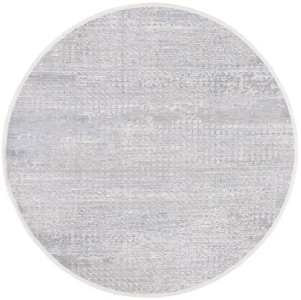 MARMARA 300 Blue  6'-7' X 6'-7' Round Round Rug