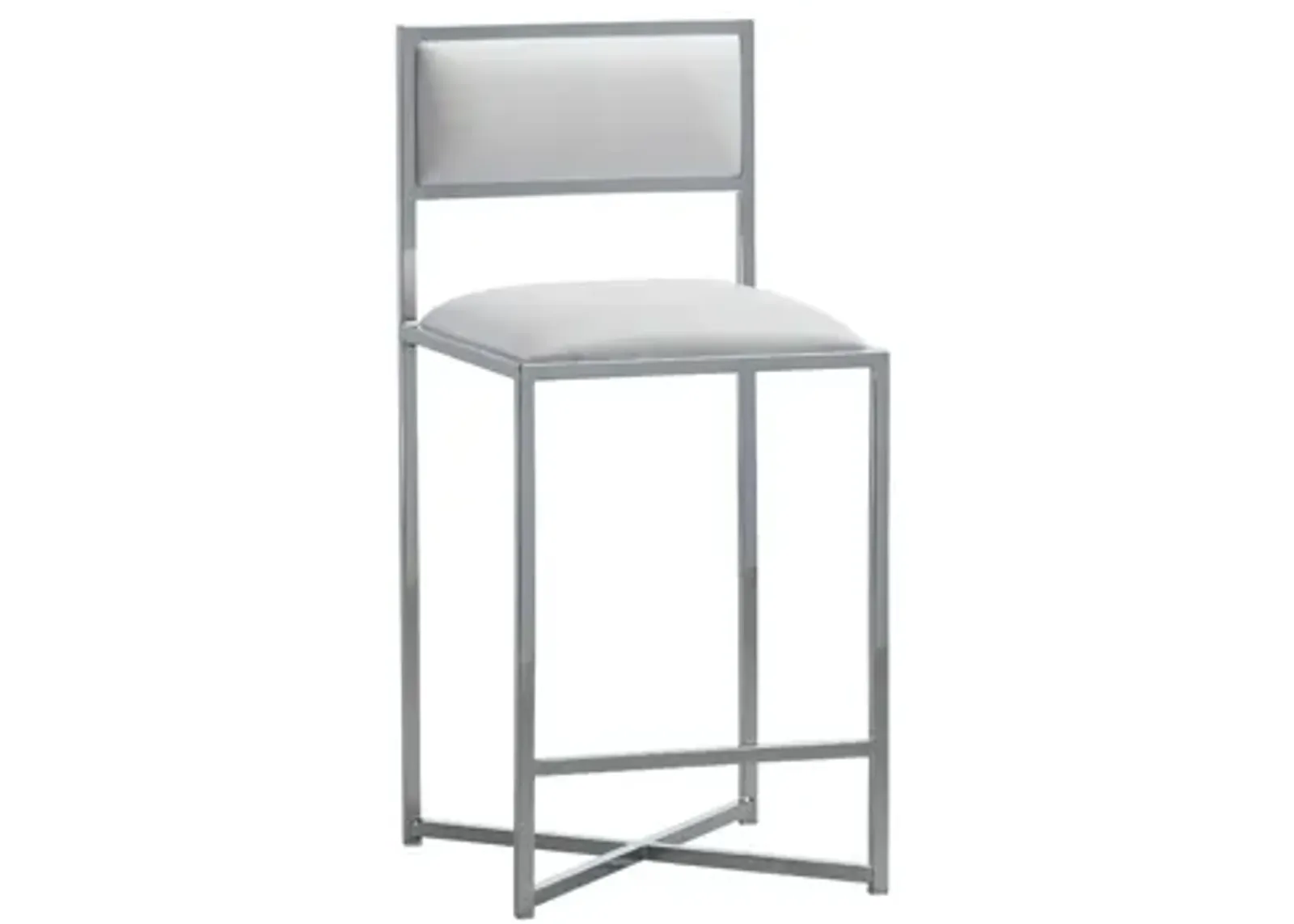 Amalfi X-Base Counter Stool in White