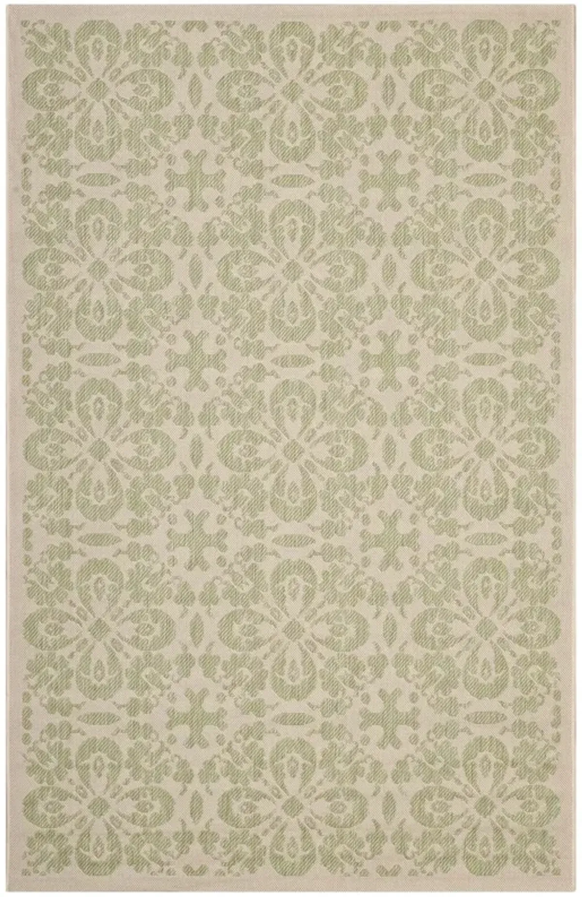 Ariana Vintage Floral Trellis 9x12 Indoor and Outdoor Area Rug