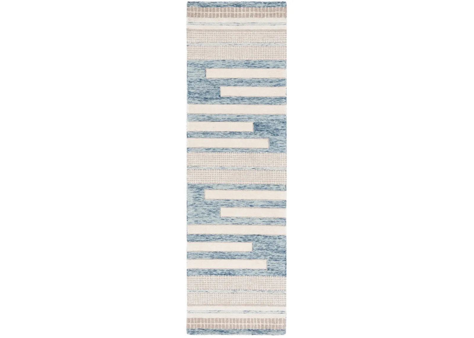 FIFTH AVENUE 410 BLUE  2'-3' x 8' Runner Rug