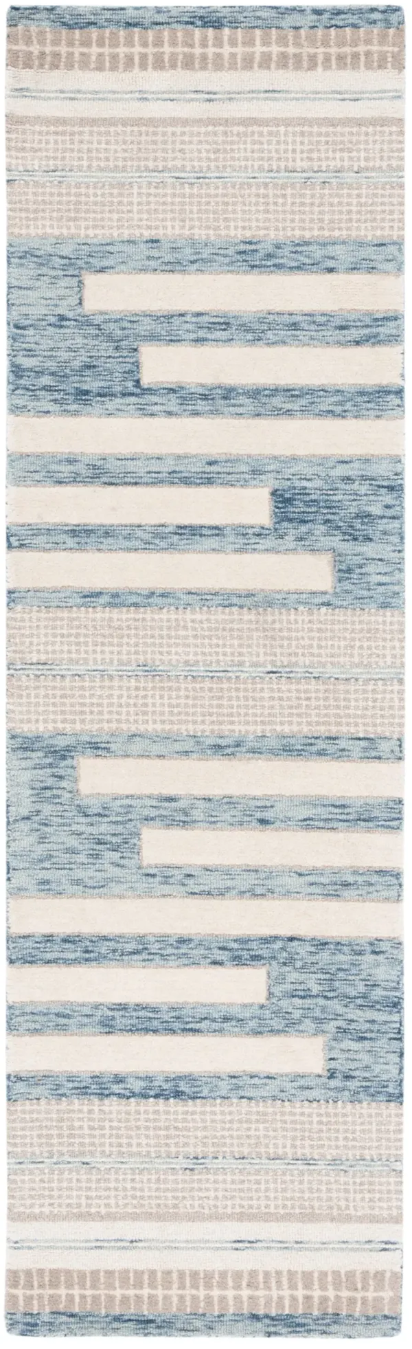 FIFTH AVENUE 410 BLUE  2'-3' x 8' Runner Rug