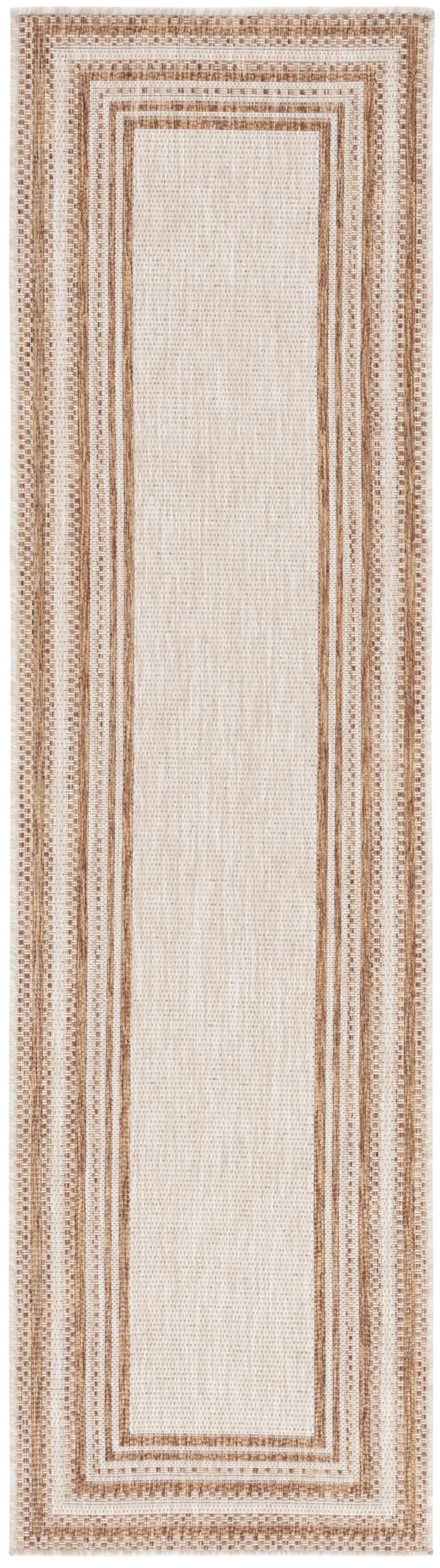 BEACH HOUSE 284 BEIGE  2'-2' x 6' Runner Rug