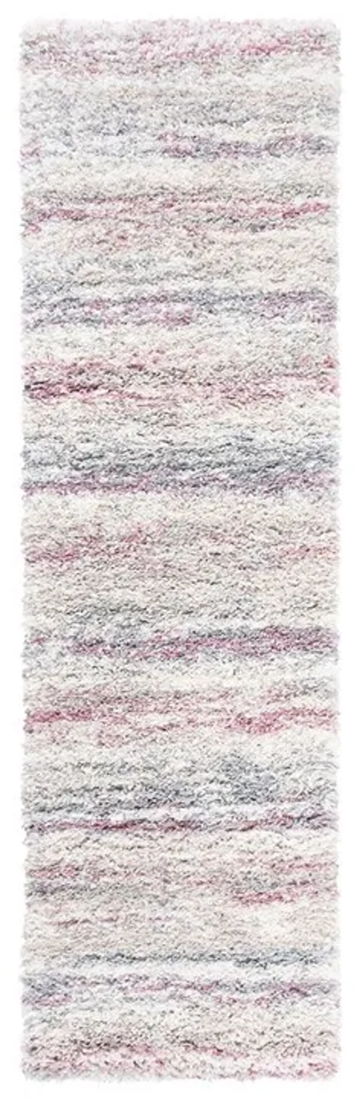 FONTANA SHAG 842 Beige 2'-3' X 10' Runner Rug