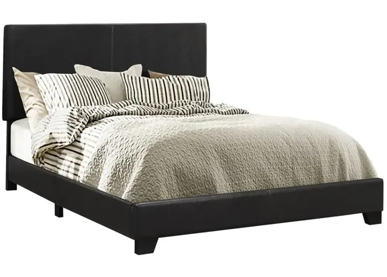 Dorian Upholstered Eastern King Bed Black