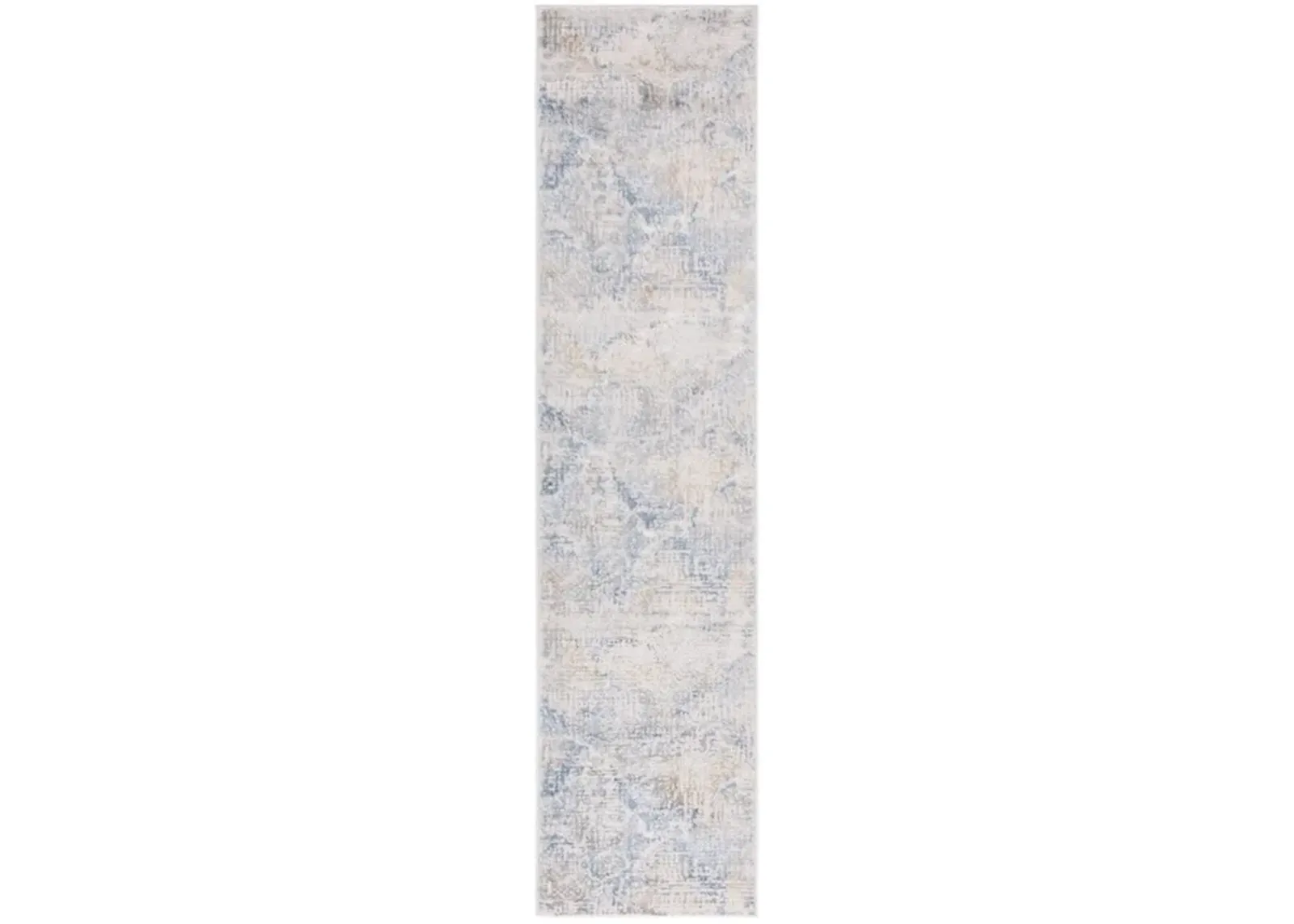 PALMA 346 Blue 2'-2' X 9' Runner Rug