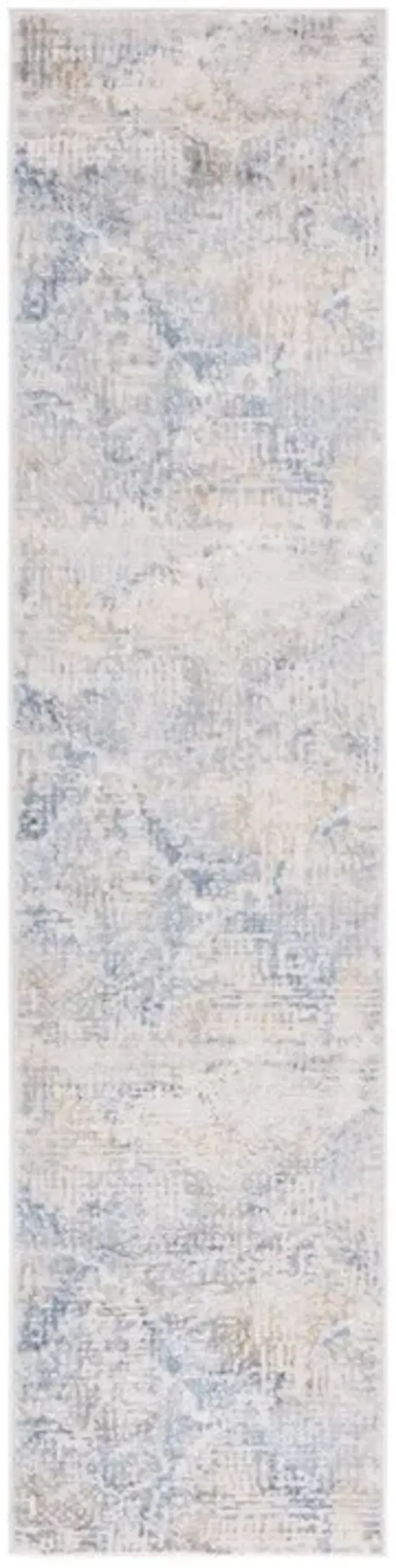 PALMA 346 Blue 2'-2' X 9' Runner Rug