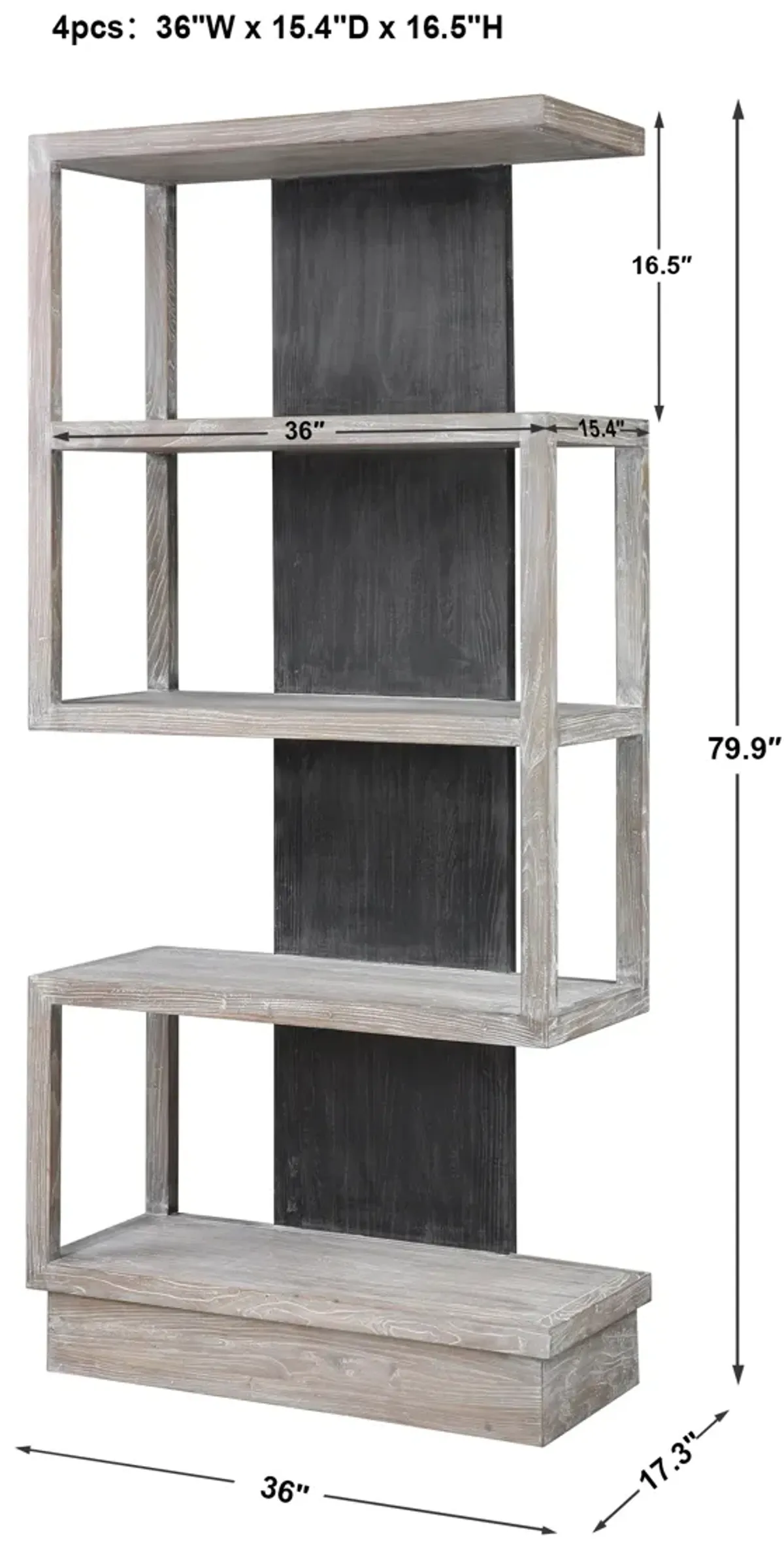 Nicasia Modern Etagere