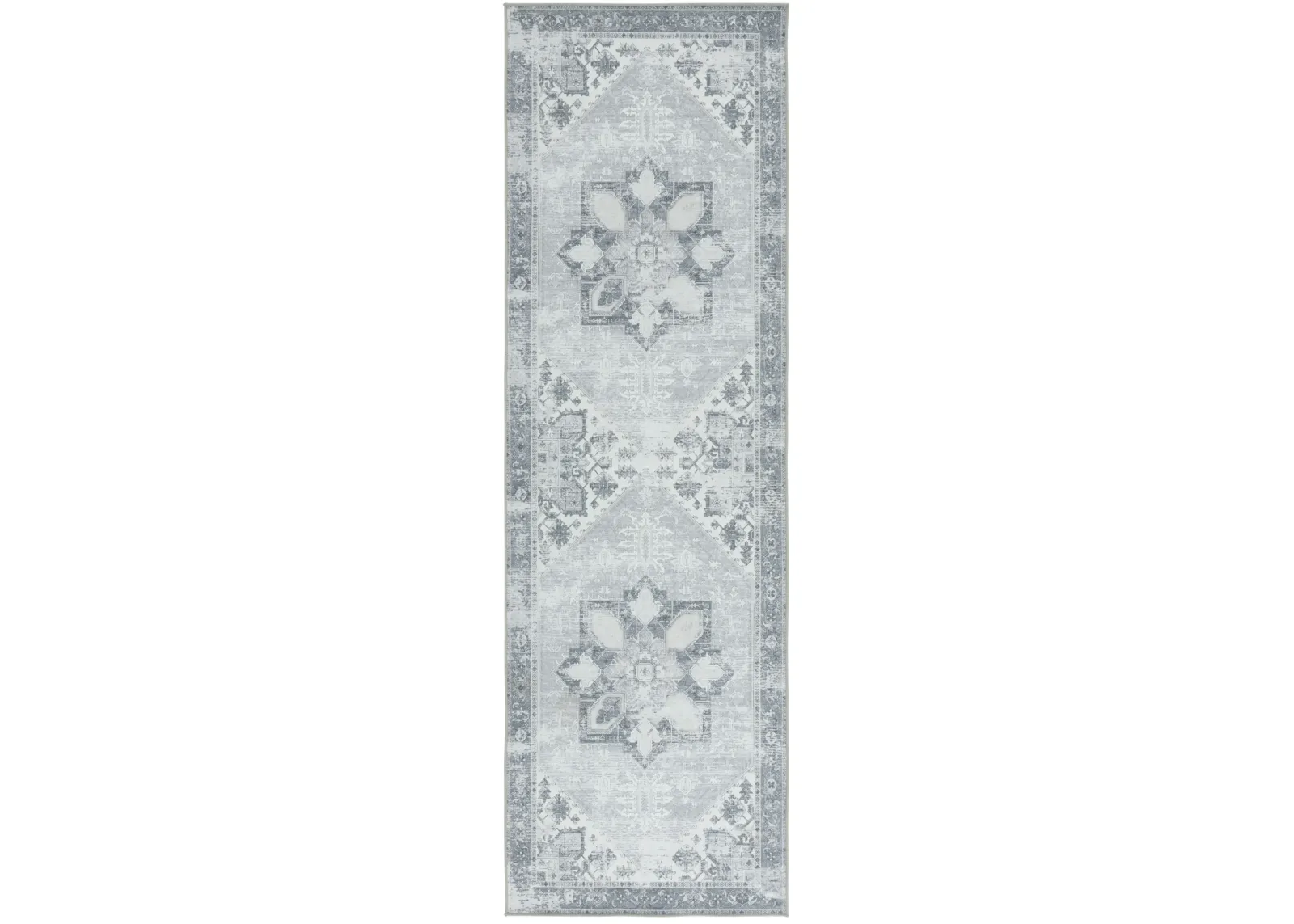 TUCSON 102 M/W S/R LIGHT GREY 2'-6' x 8' Runner Rug