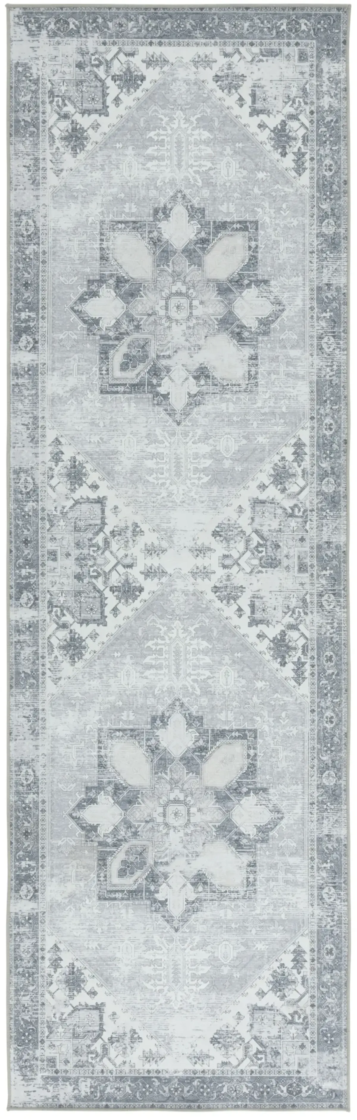 TUCSON 102 M/W S/R LIGHT GREY 2'-6' x 8' Runner Rug