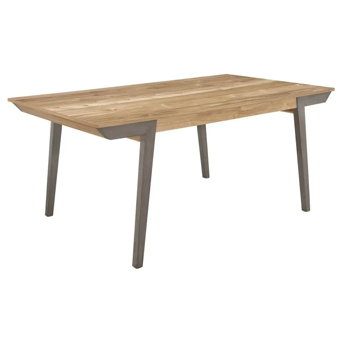 Adan Wooden Dining Table Acacia And Coastal Grey