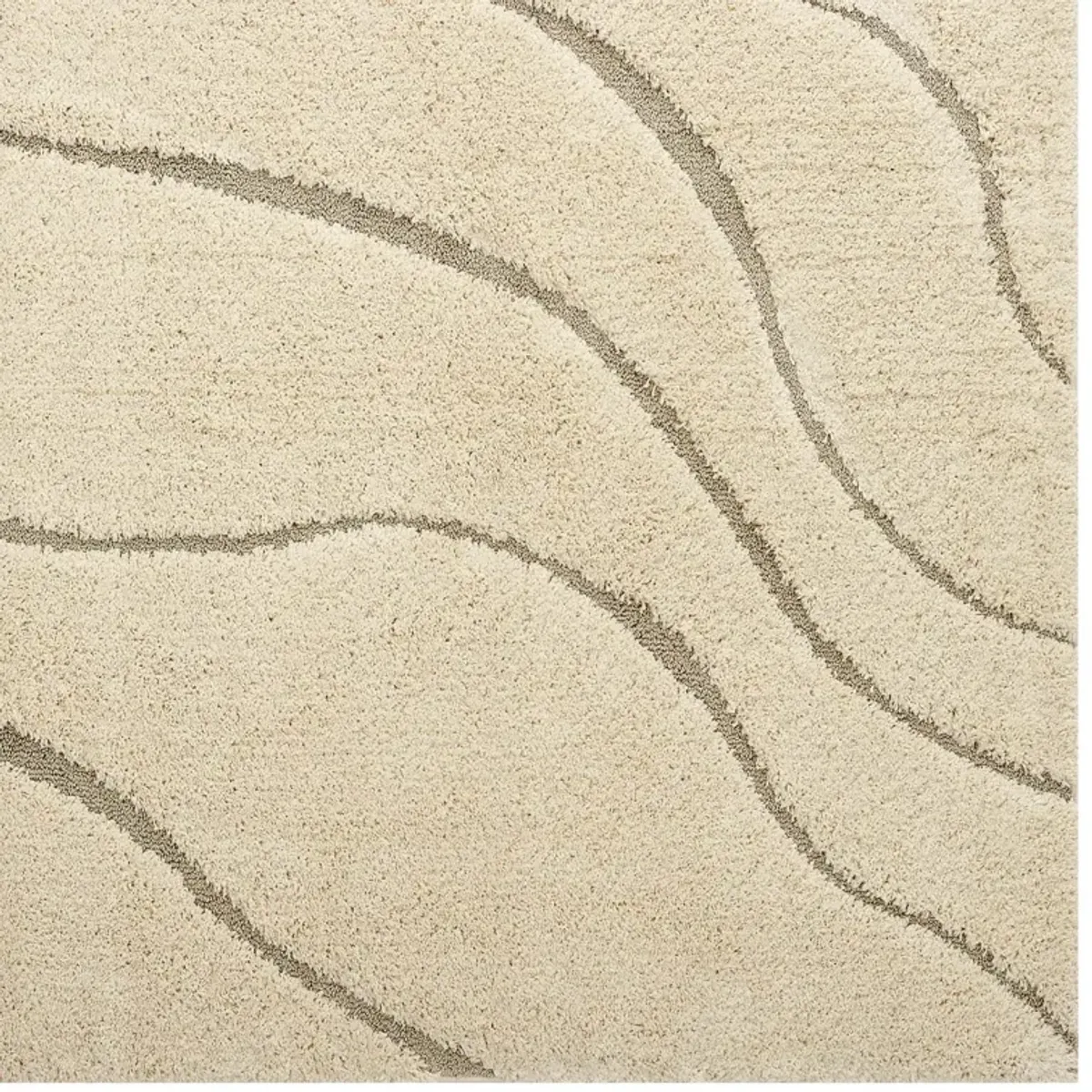 Jubilant Abound Abstract Swirl 5x8 Shag Area Rug