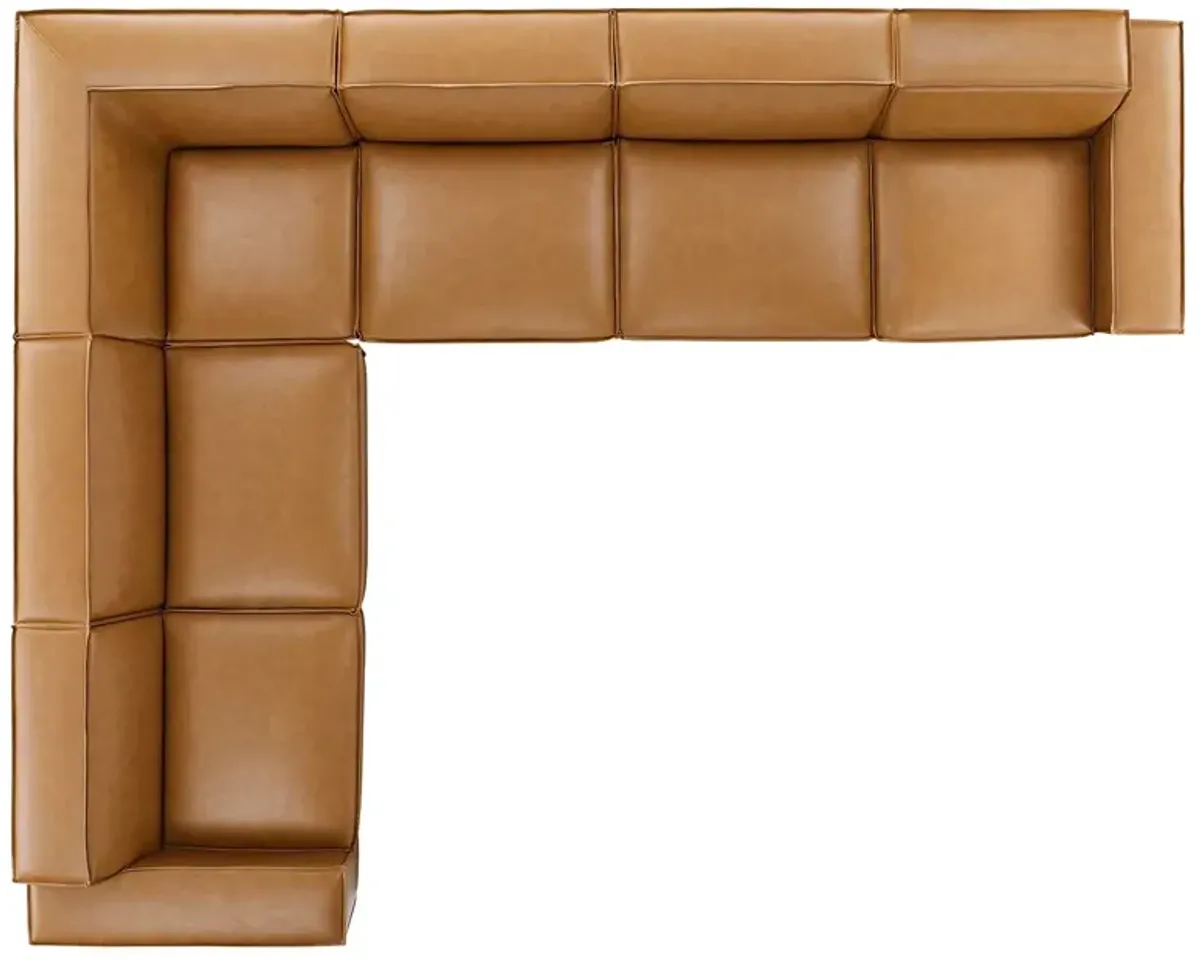 Restore 6-Piece Vegan Leather Sectional Sofa