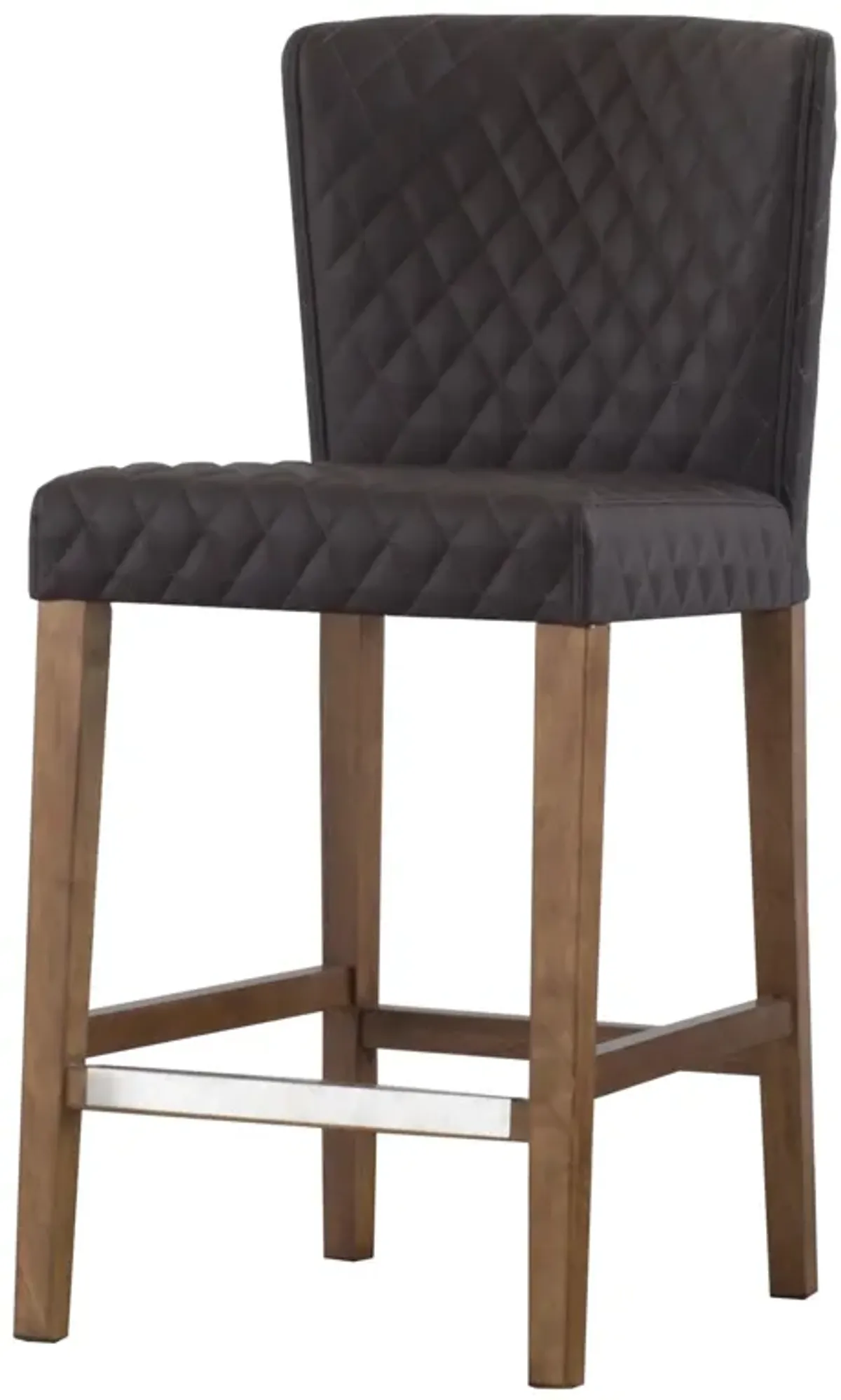 Albie Diamond Stitching Counter Stool