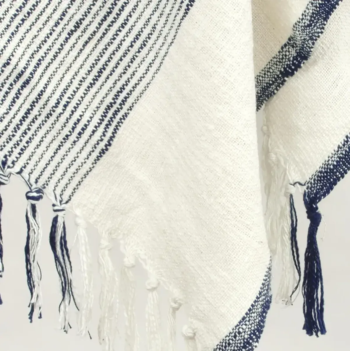 Stripe Ivory Throw