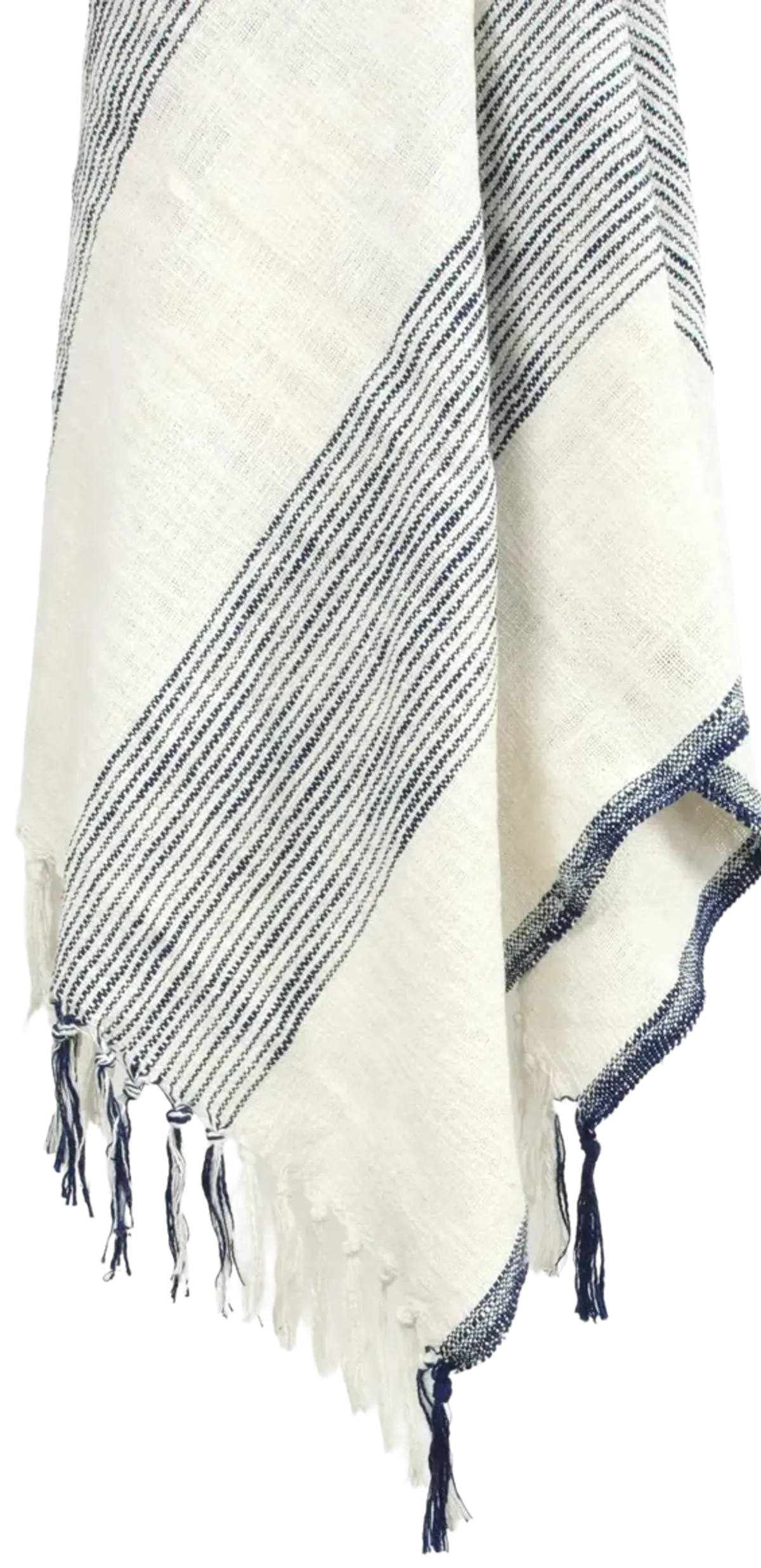 Stripe Ivory Throw