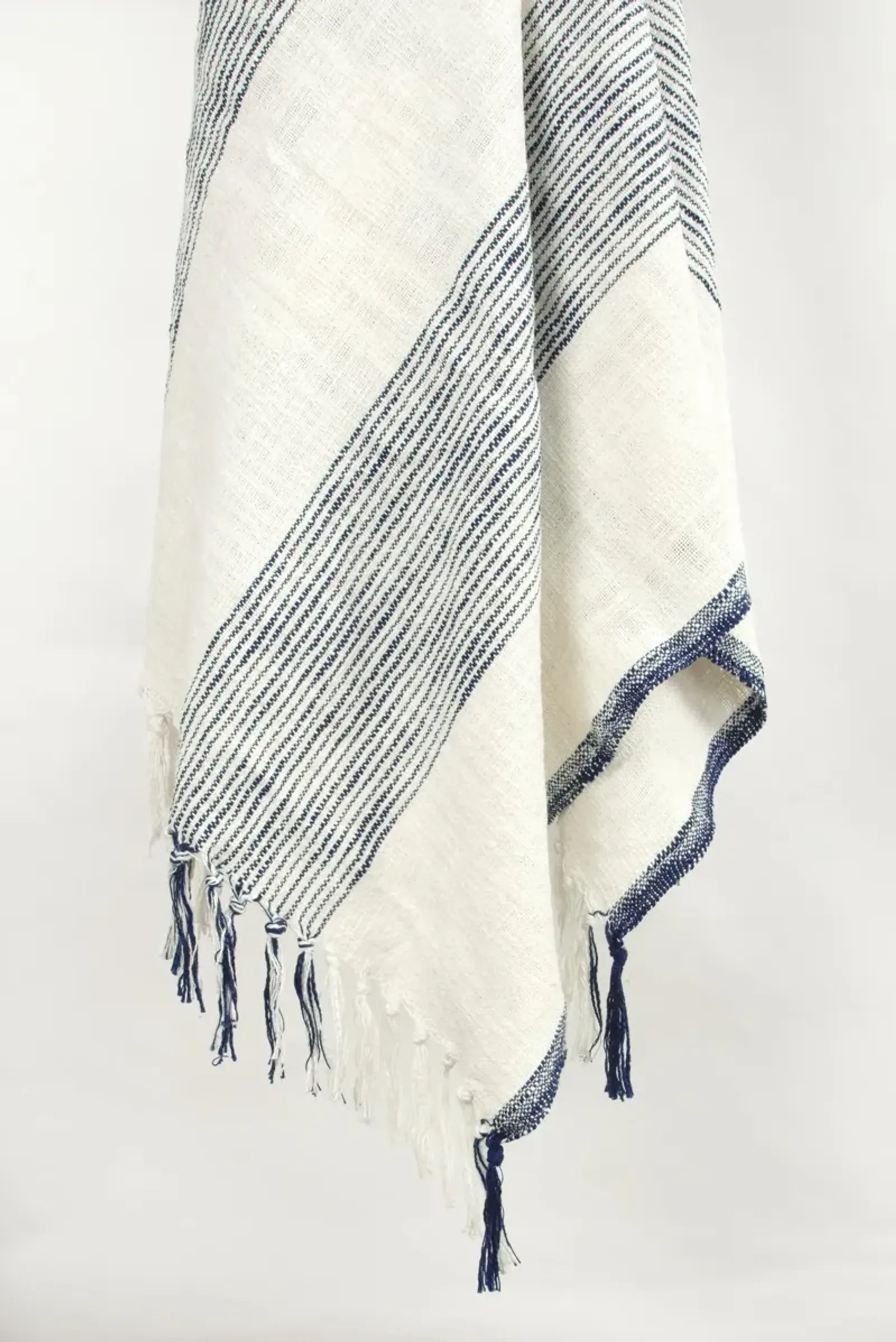 Stripe Ivory Throw