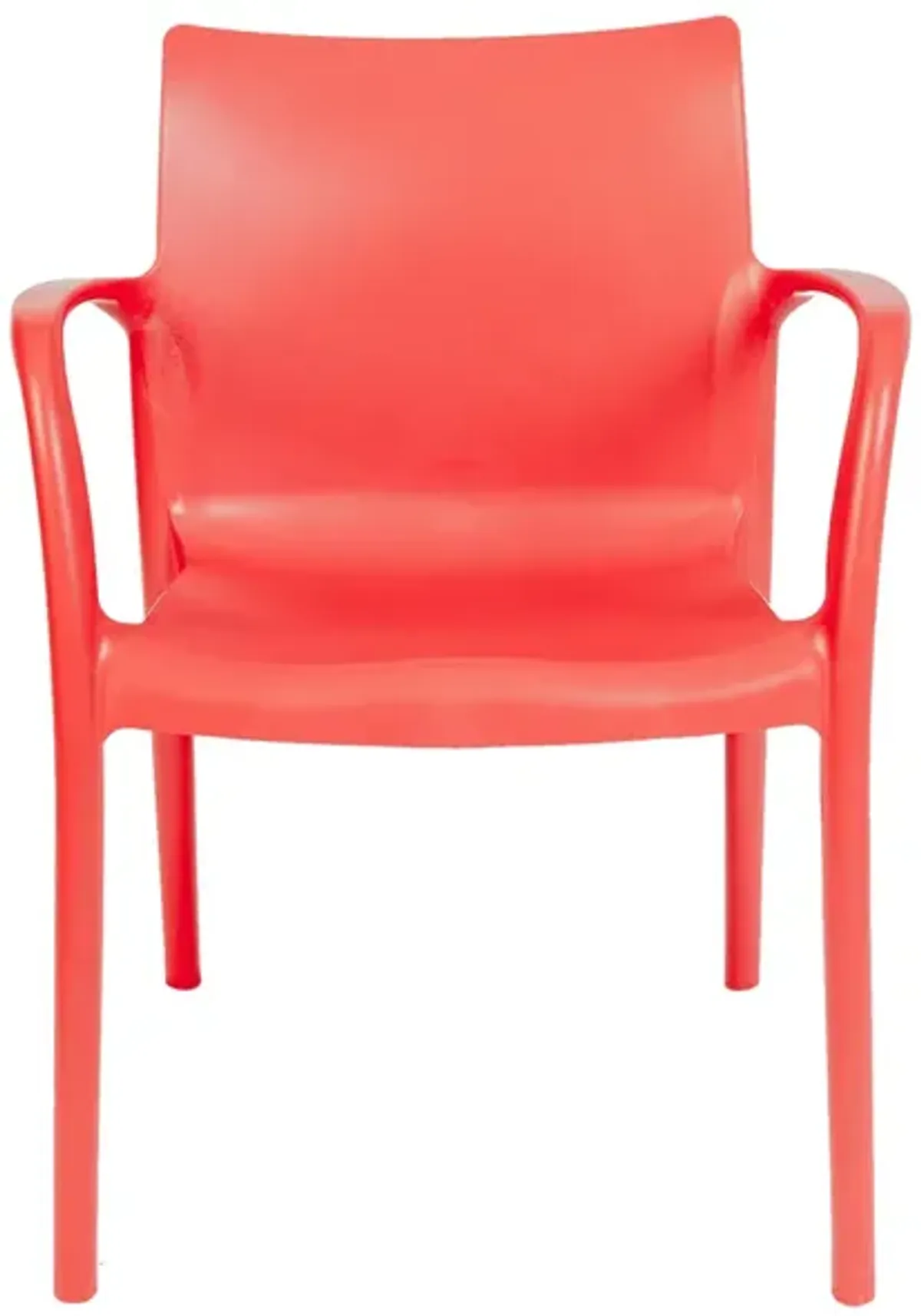 Pedro Set of 4 Stackable Armchair-Red