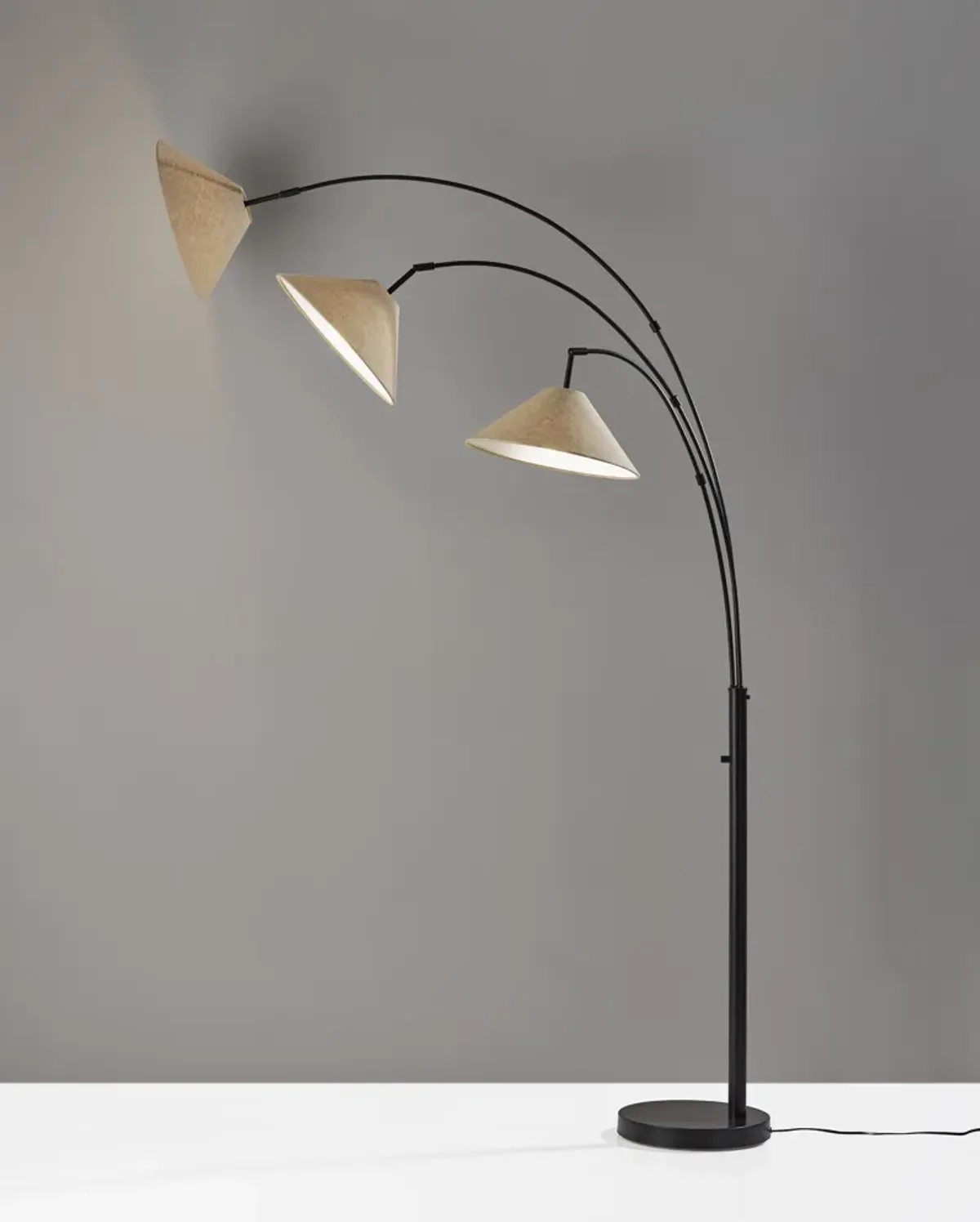 Braxton 3-Arm Arc Lamp