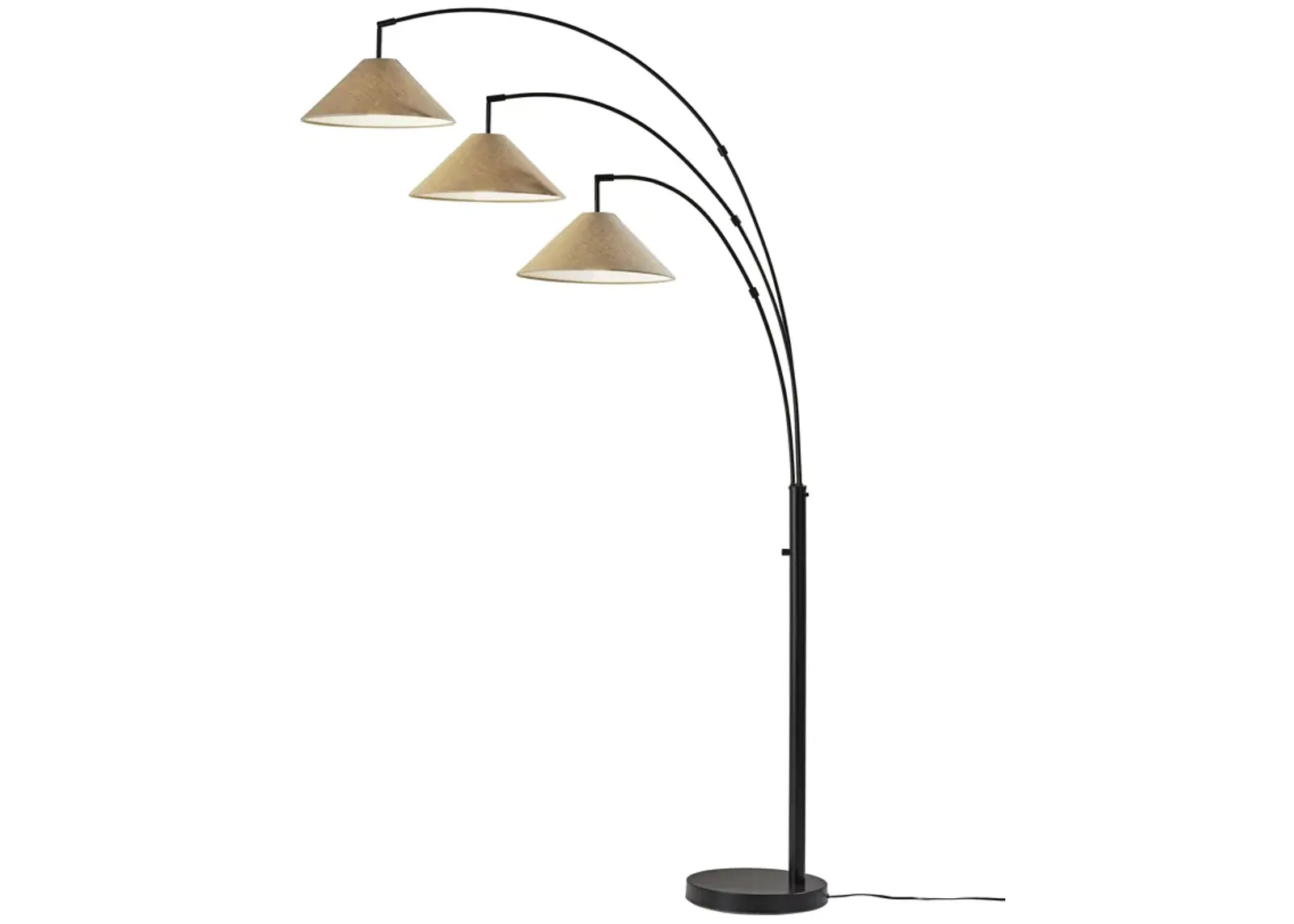 Braxton 3-Arm Arc Lamp